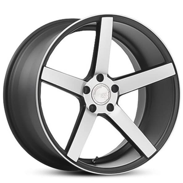 Avant Garde Illest Dolphin Grey Machined Face 19x9.5