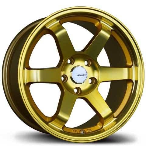 Avid Av-06 Metallic Gold 17x8