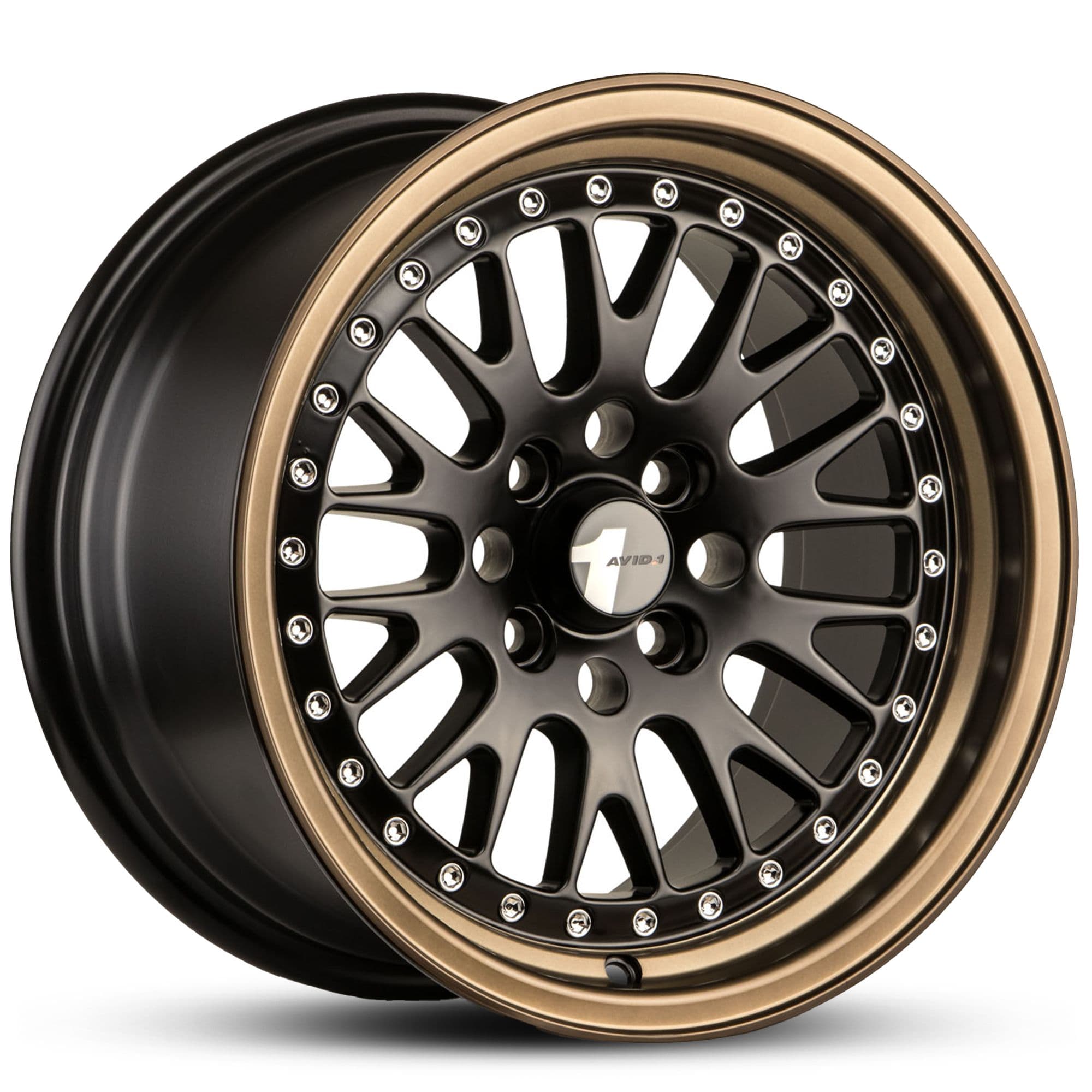 Wheel AVID AV-12 BLACK BRONZE LIP