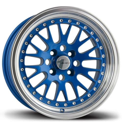 Avid Av-12 Blue Machined Lip 16x8