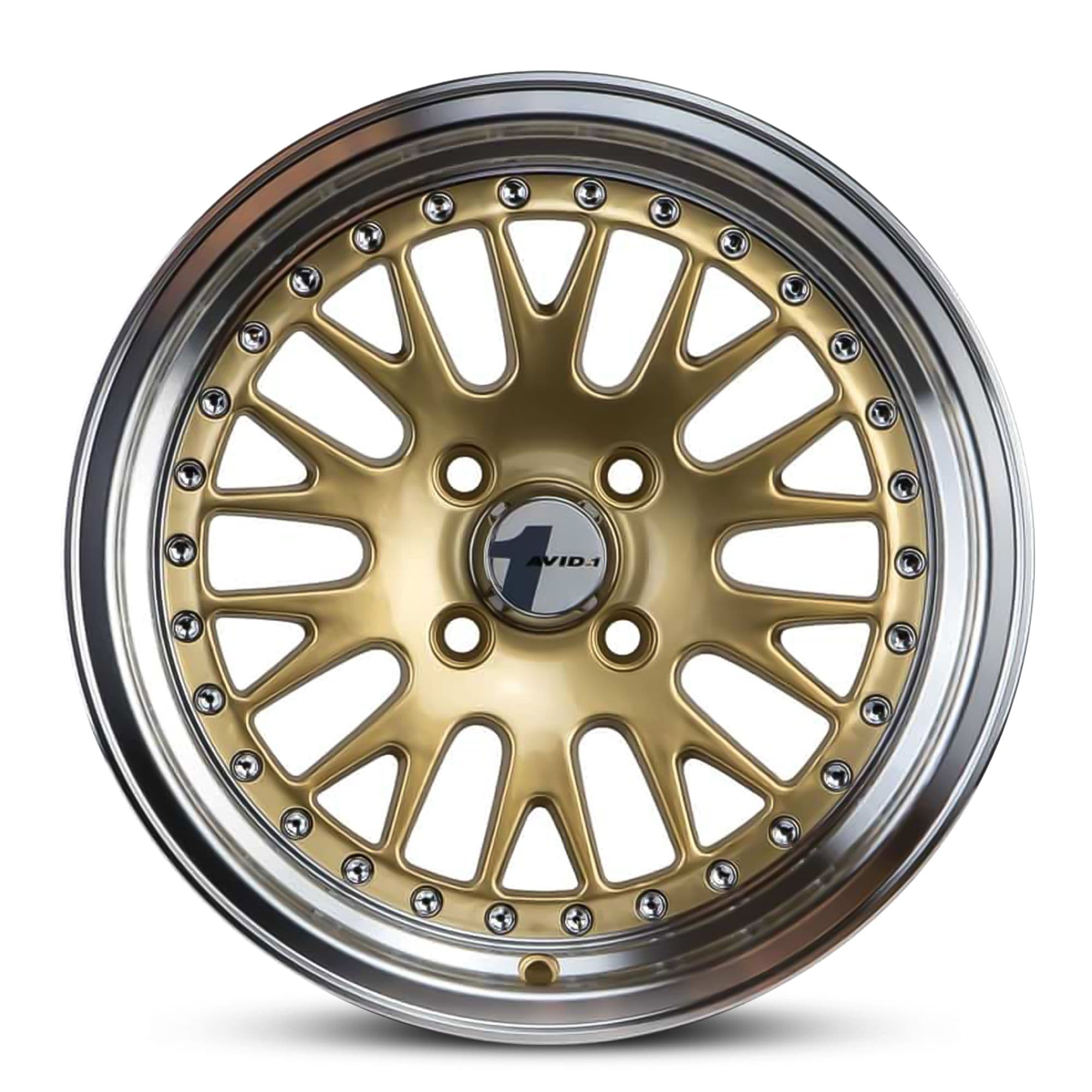 Wheel AVID AV-12 GOLD MACHINED LIP
