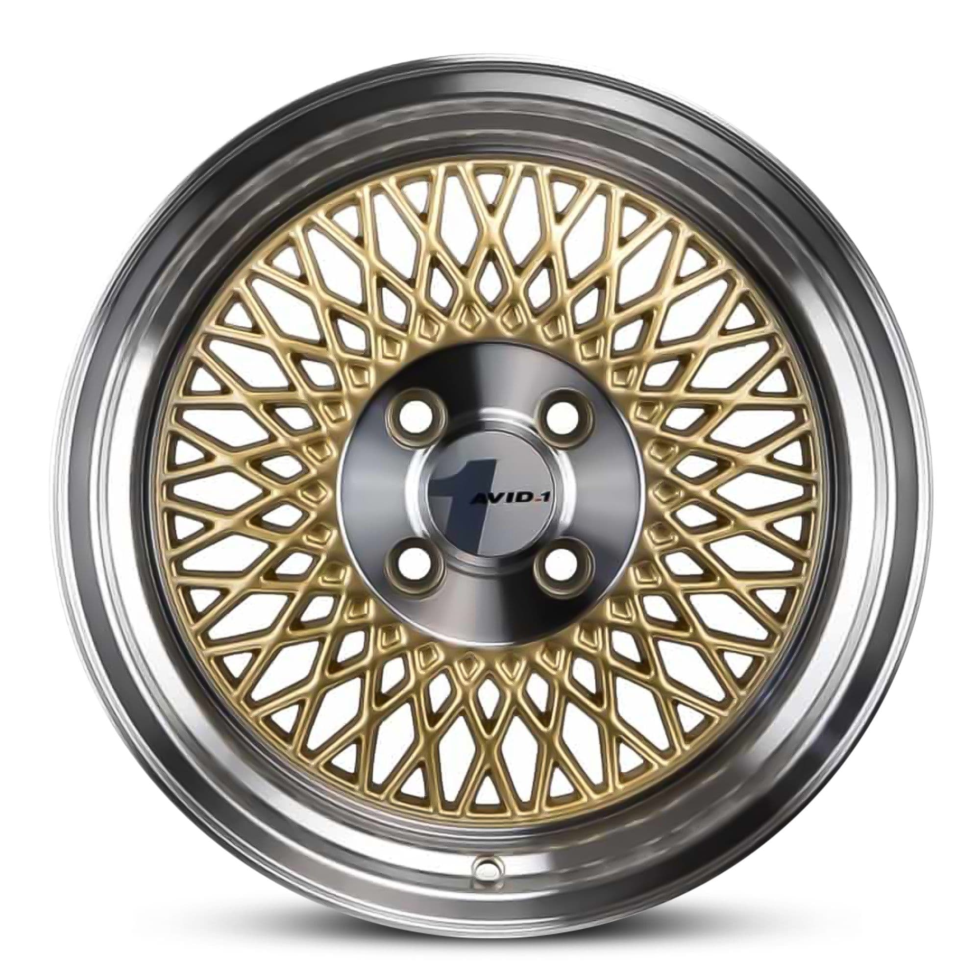 Wheel AVID AV-18 GLOSS GOLD MACHINED LIP