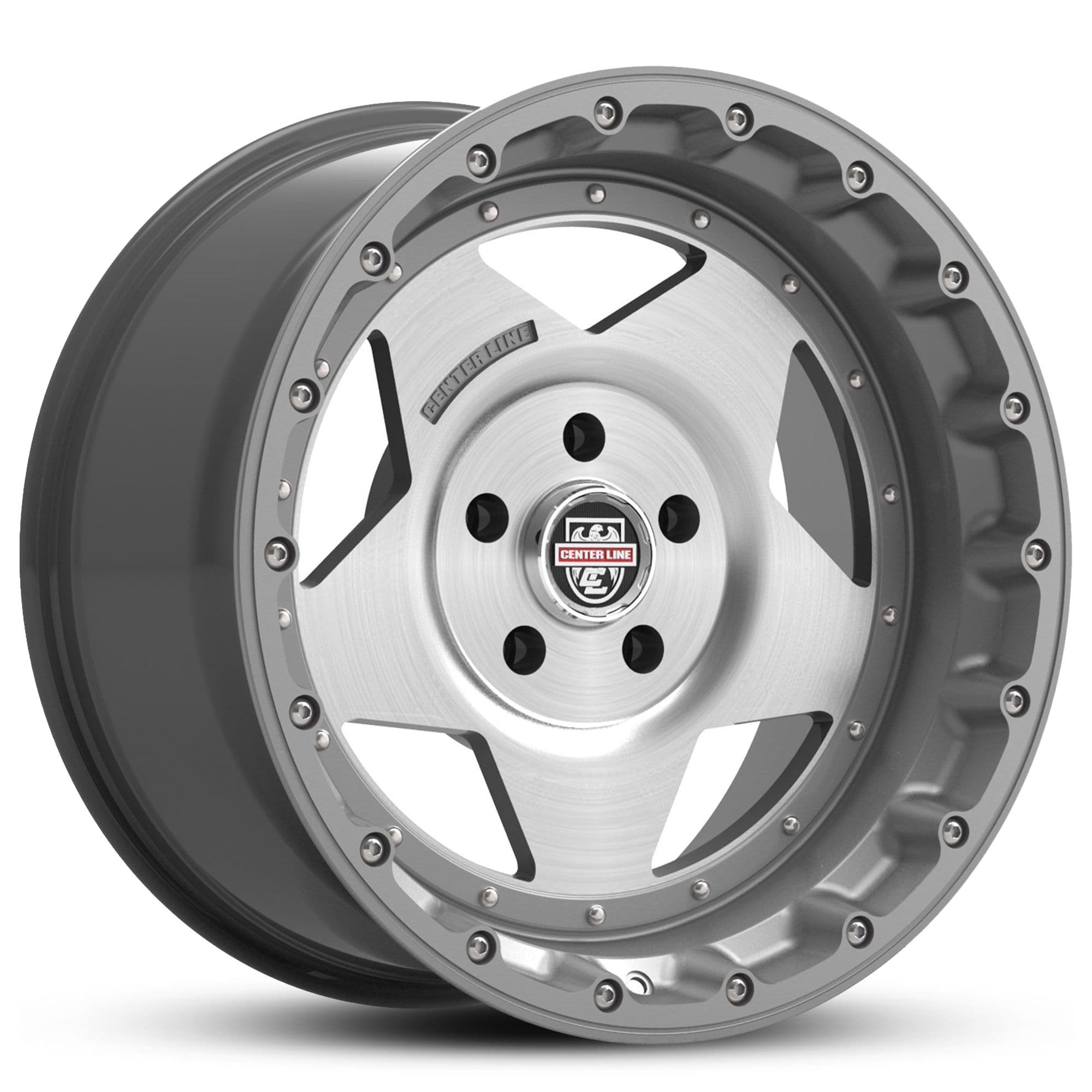 Centr Line Rt1 Satin Graphite Brushed Face 20x9