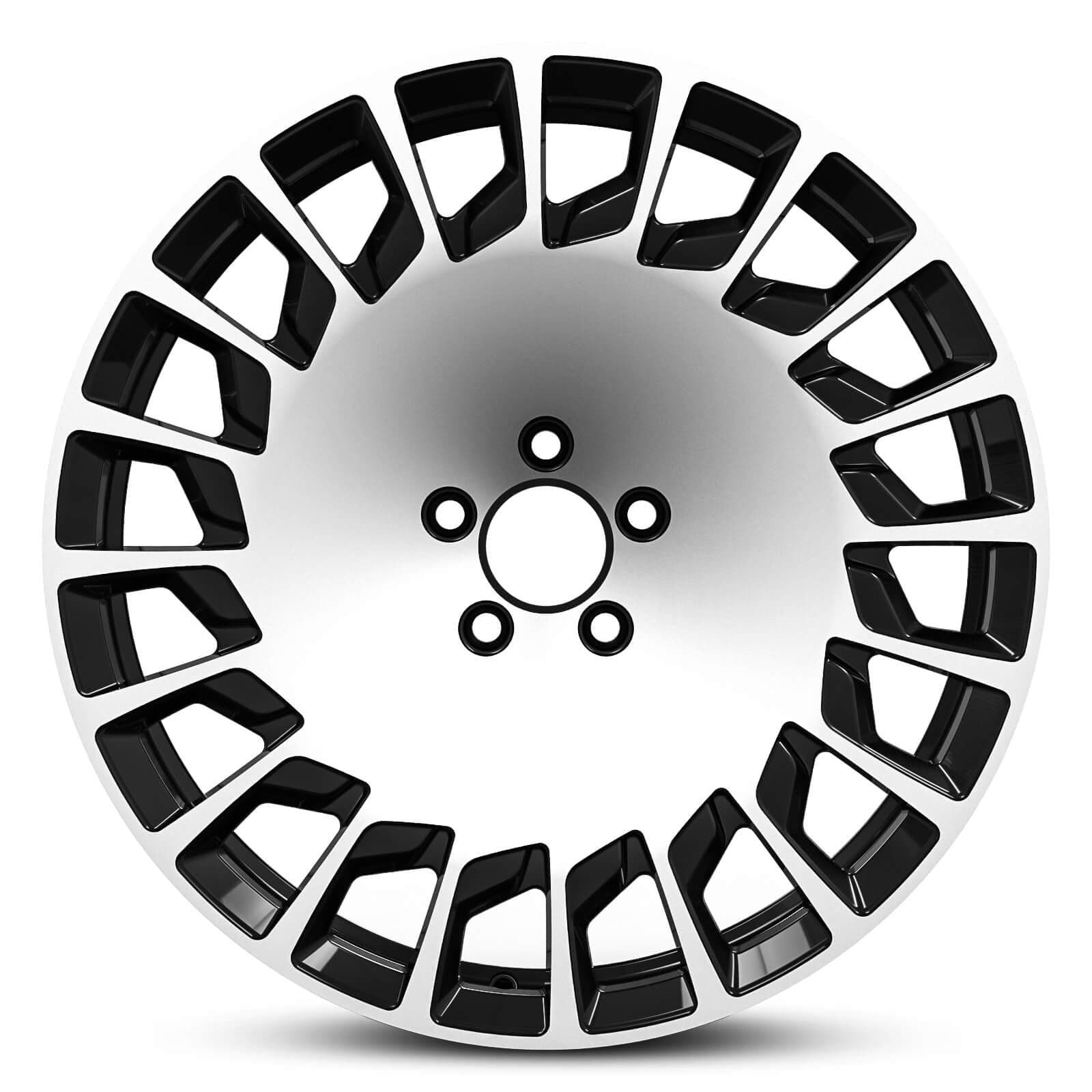 Wheel EURO SPEC REPLICA 469 BLACK MACHINED FACE