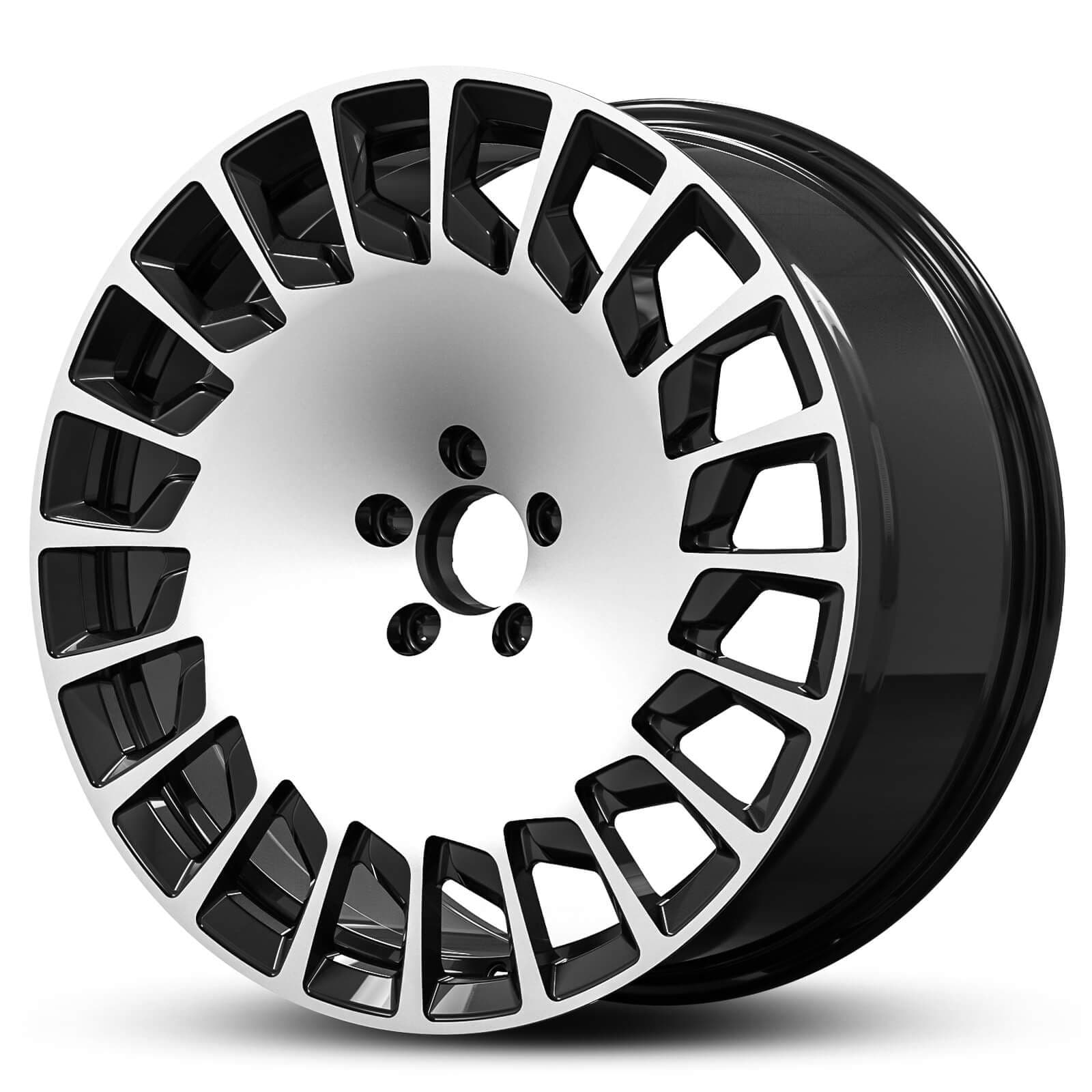 Wheel EURO SPEC REPLICA 469 BLACK MACHINED FACE