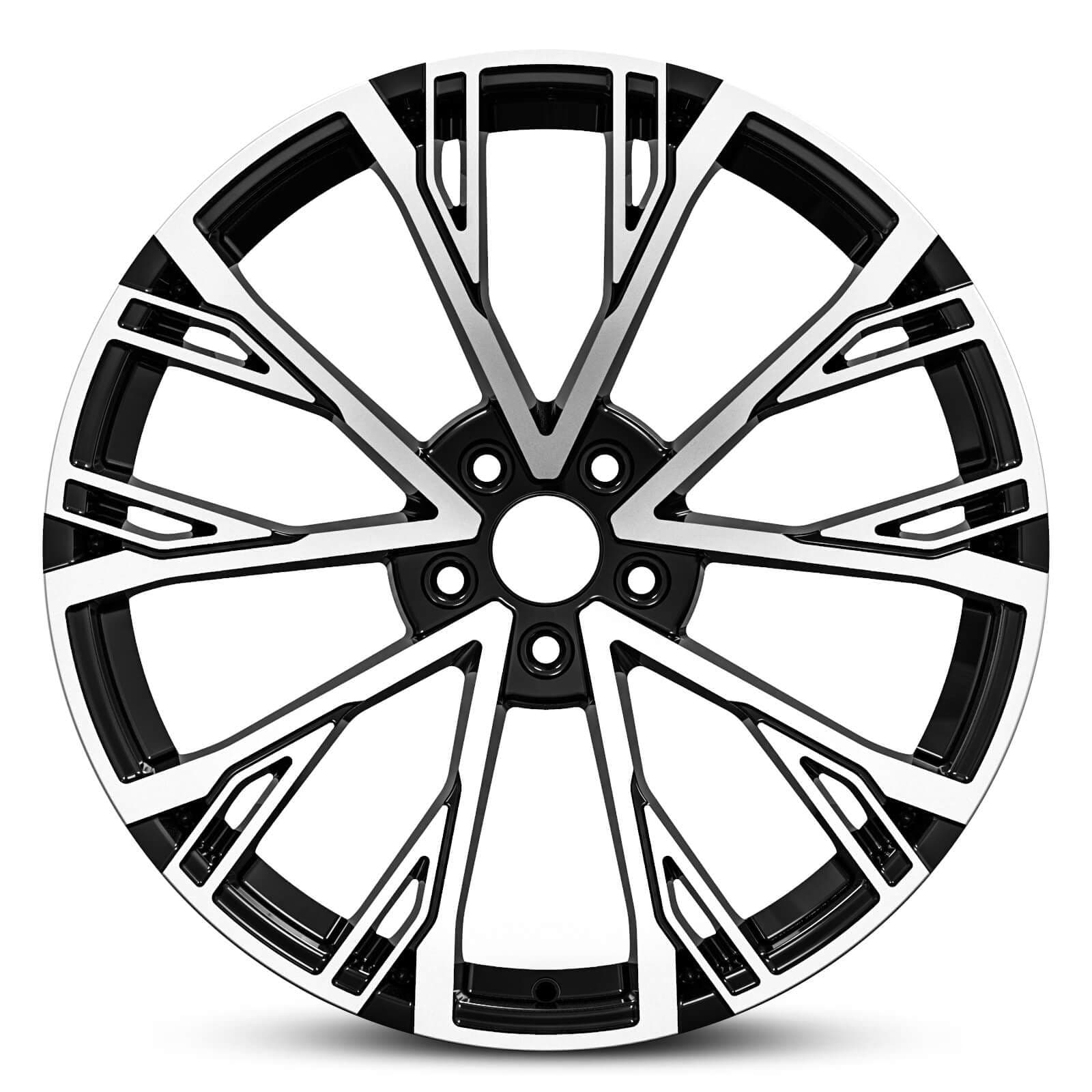 Wheel EURO SPEC REPLICA 551 BLACK MACHINED FACE