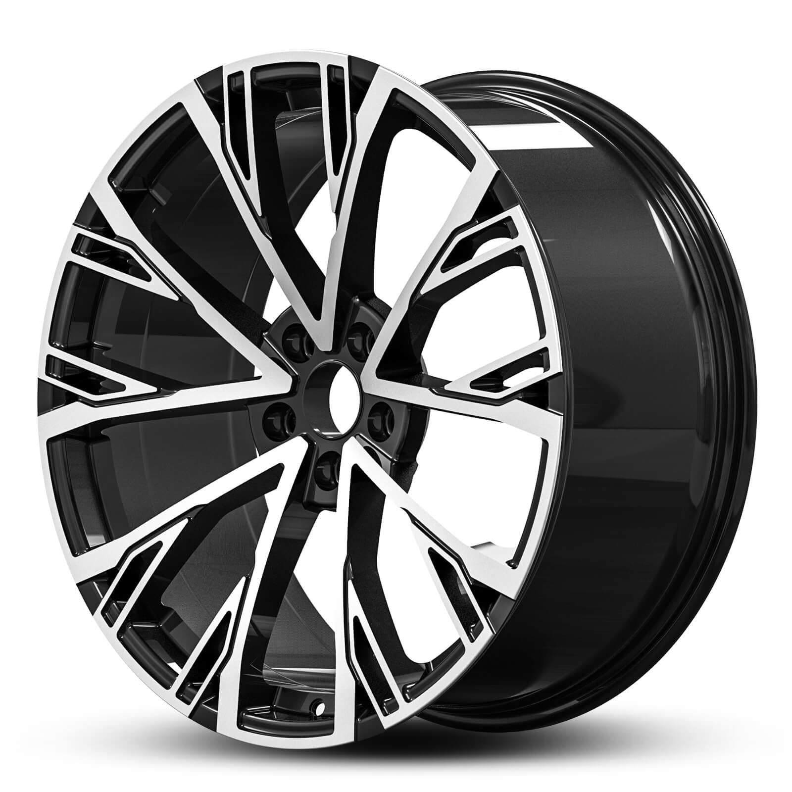 Wheel EURO SPEC REPLICA 551 BLACK MACHINED FACE