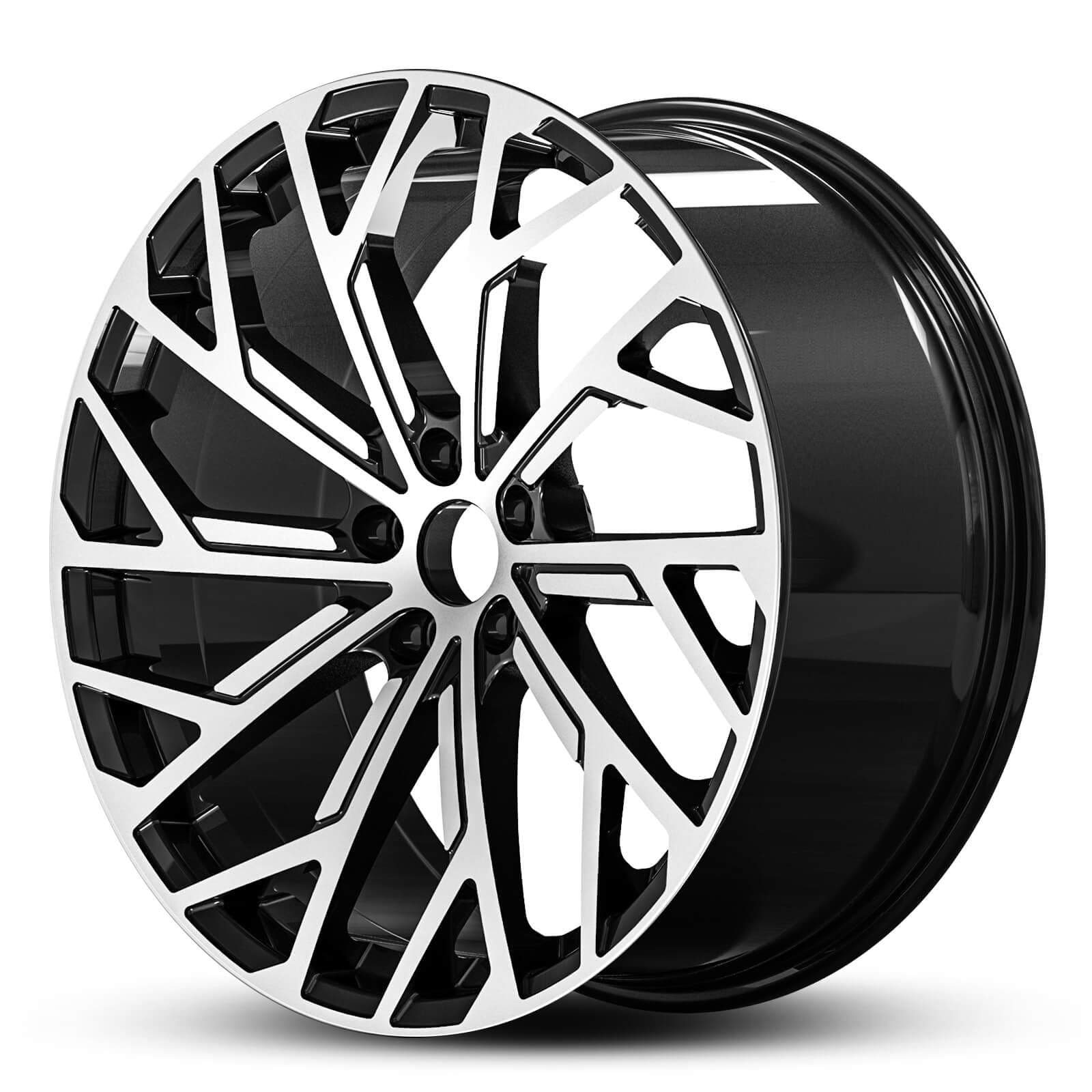 Wheel EURO SPEC REPLICA 552 BLACK MACHINED FACE