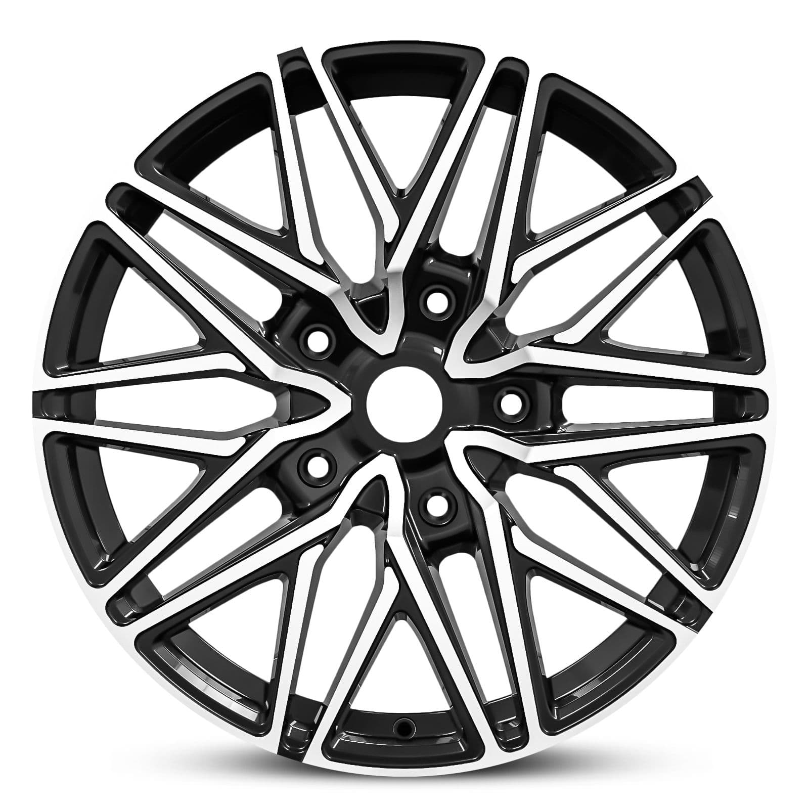 Wheel EURO SPEC REPLICA ART141 BLACK MACHINED FACE