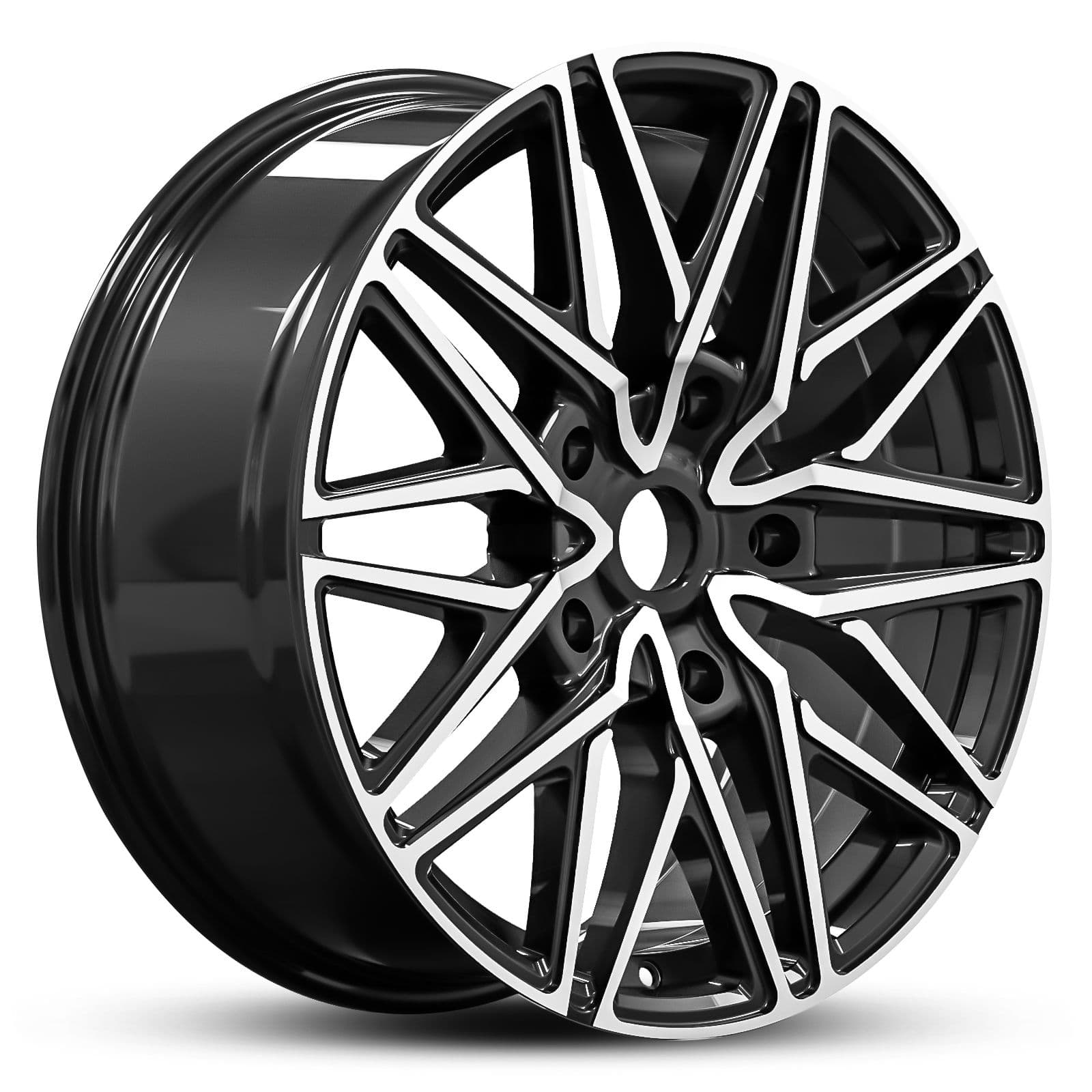 Wheel EURO SPEC REPLICA ART141 BLACK MACHINED FACE