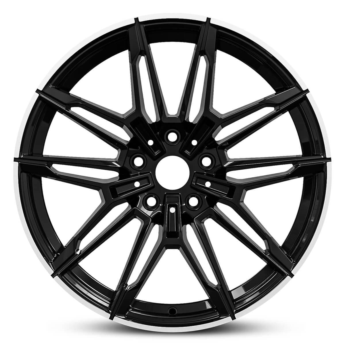 Wheel EURO SPEC REPLICA BEEMA 871 GLOSS BLACK MACHINED LIP