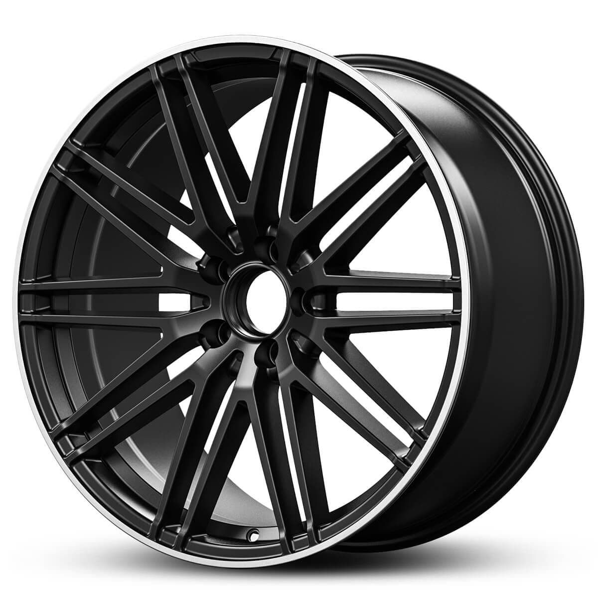 Wheel EURO SPEC REPLICA CLASS 873 SATIN BLACK MACHINED LIP