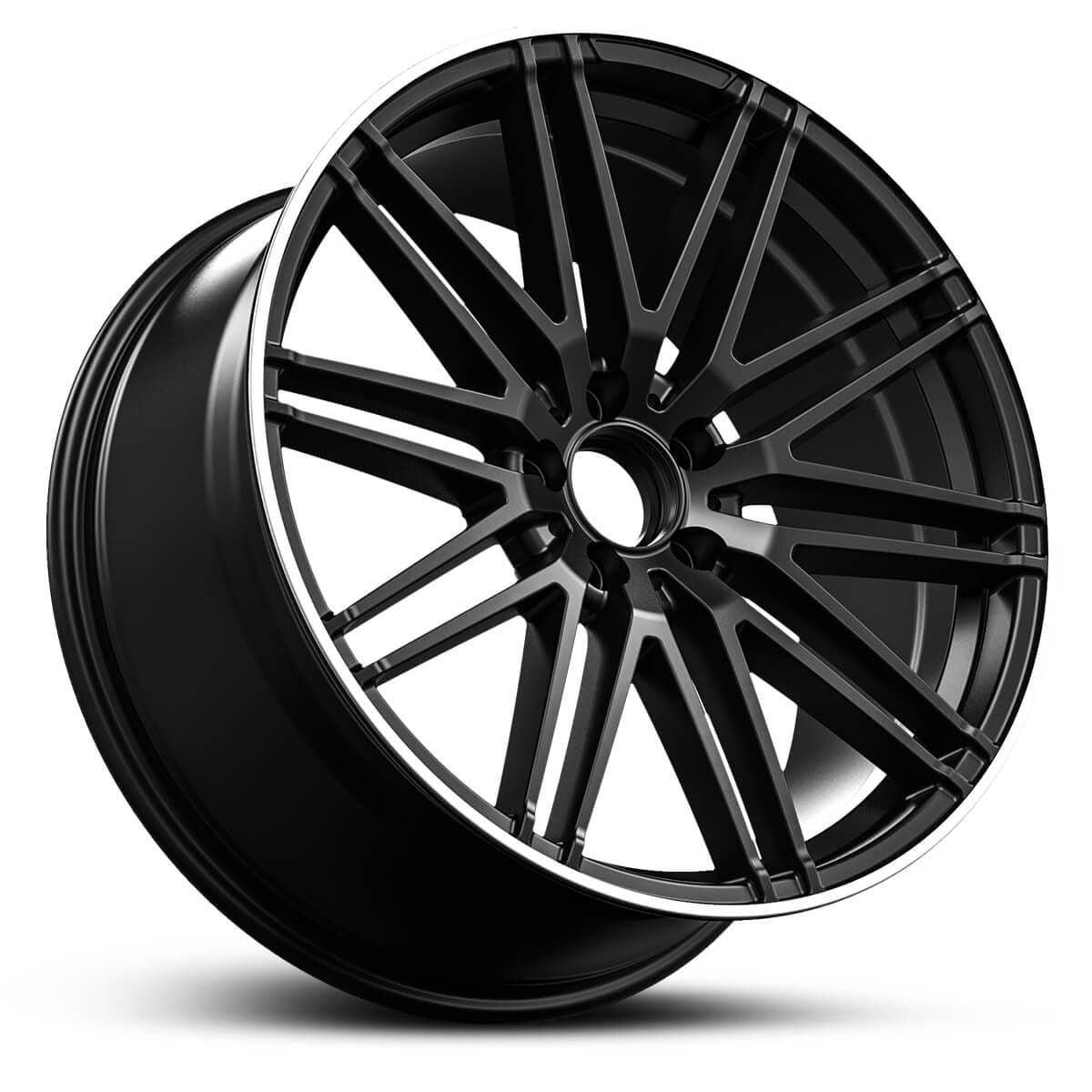 Wheel EURO SPEC REPLICA CLASS 873 SATIN BLACK MACHINED LIP