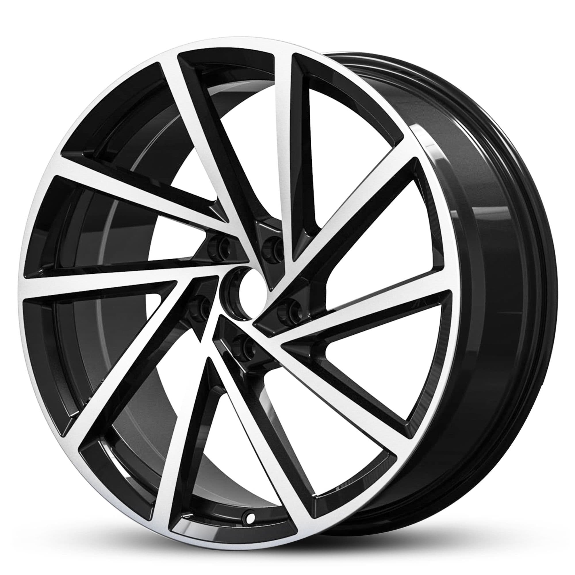 Wheel EURO SPEC REPLICA DIRECTIONAL 992 BLACK MACHINED FACE