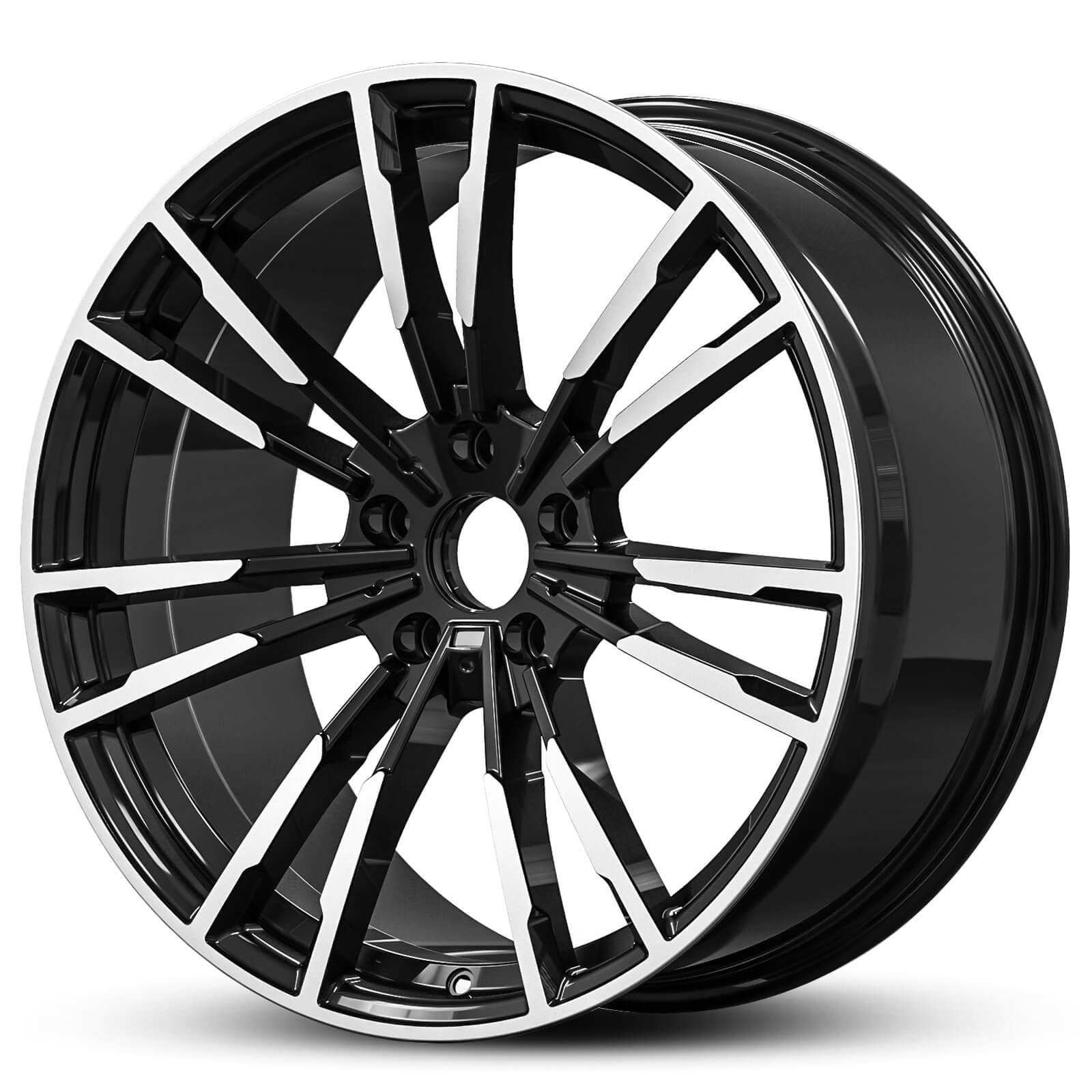 Wheel EURO SPEC REPLICA FANG 543 BLACK MACHINED FACE
