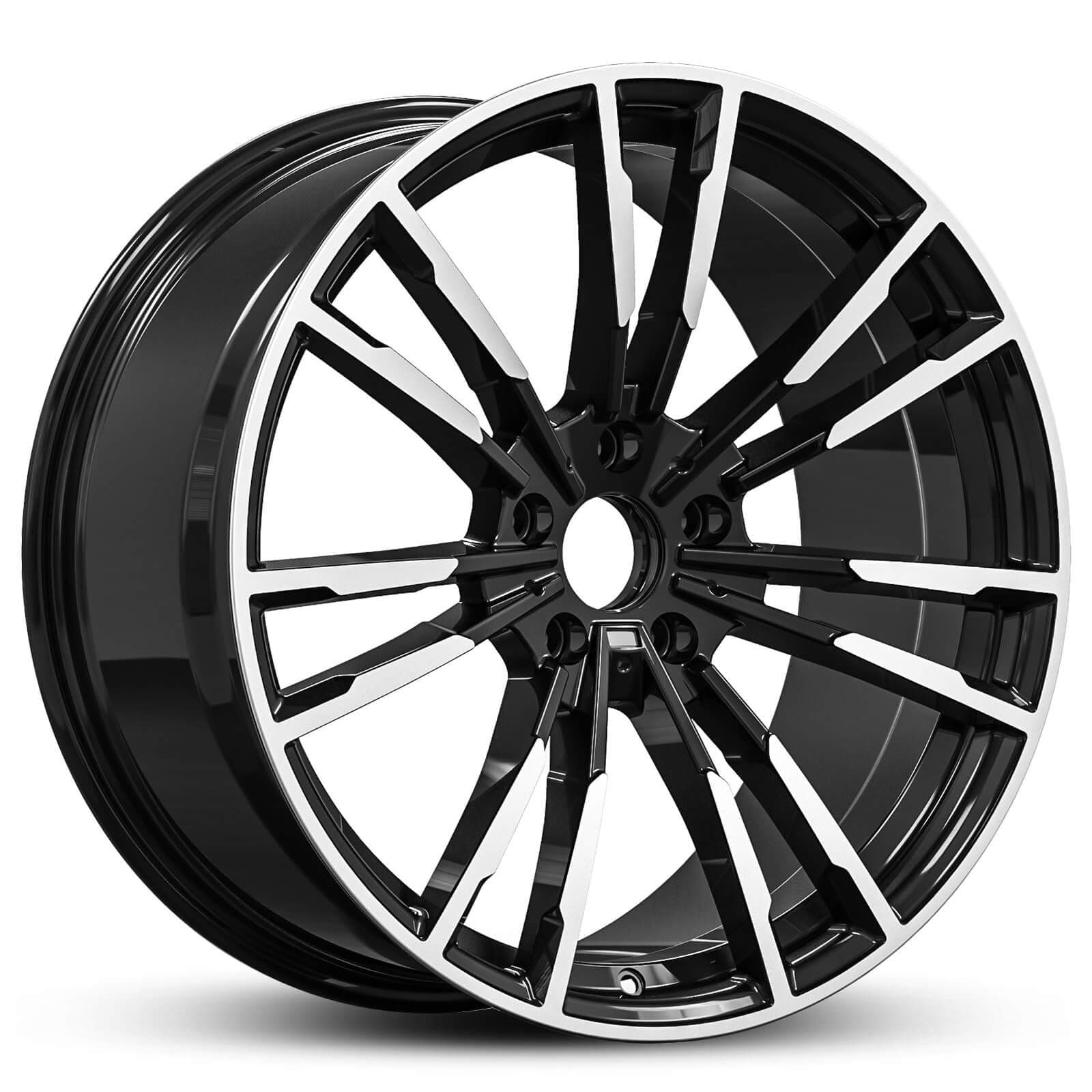 Euro Spec Replica Fang 543 Black Machined Face 20x8.5