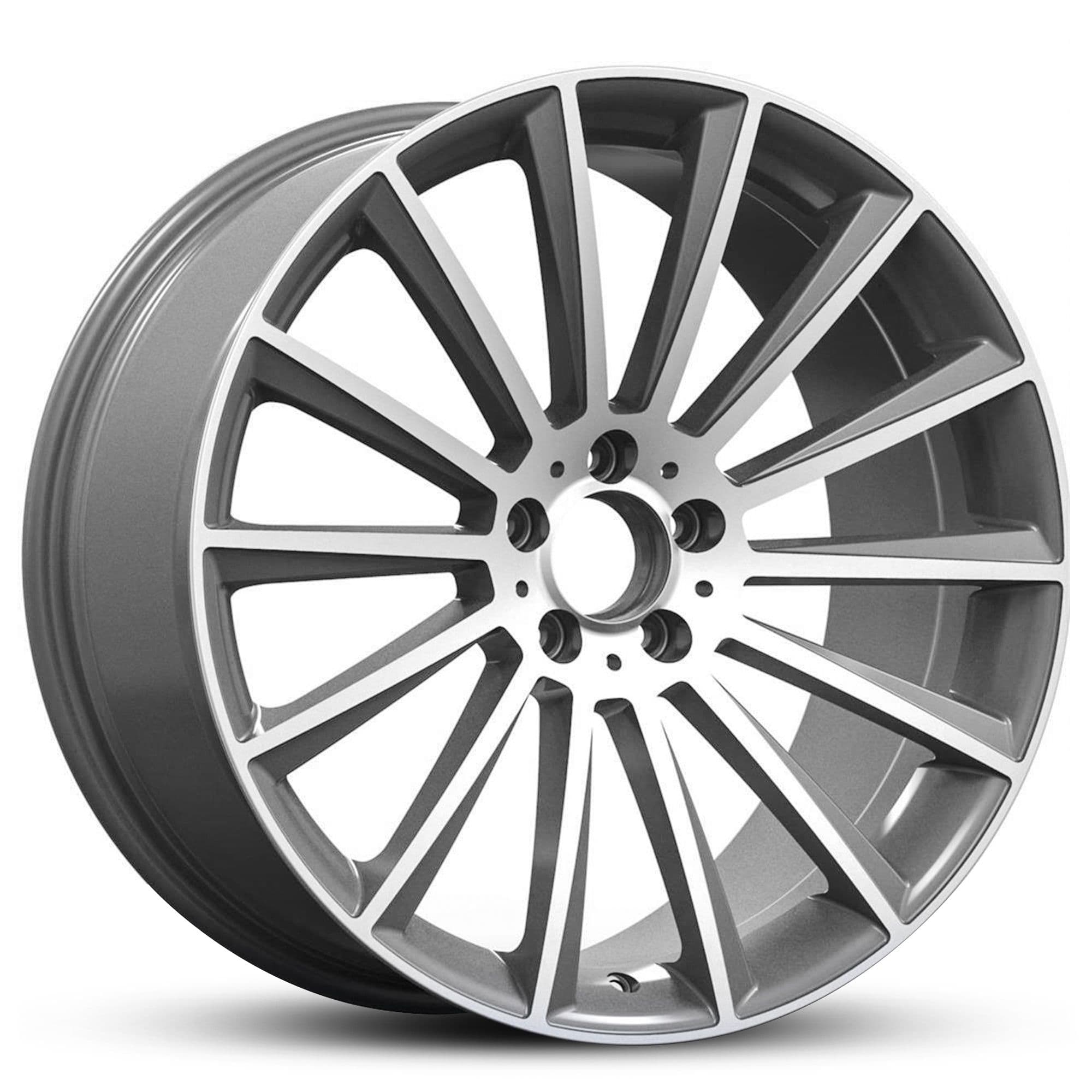 Euro Spec Replica Fan 466 Gunmetal Machined Face 20x9.5