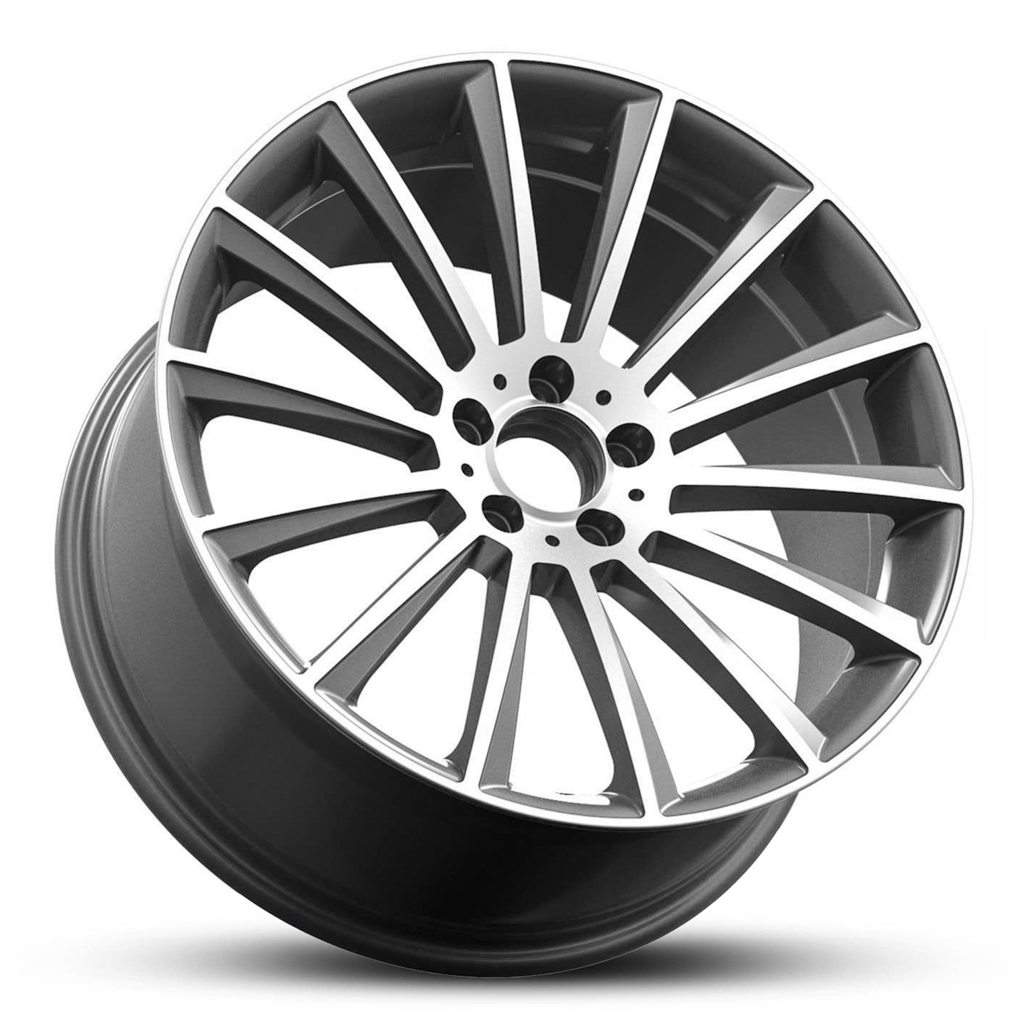 Wheel EURO SPEC REPLICA FAN 466 GUNMETAL MACHINED FACE