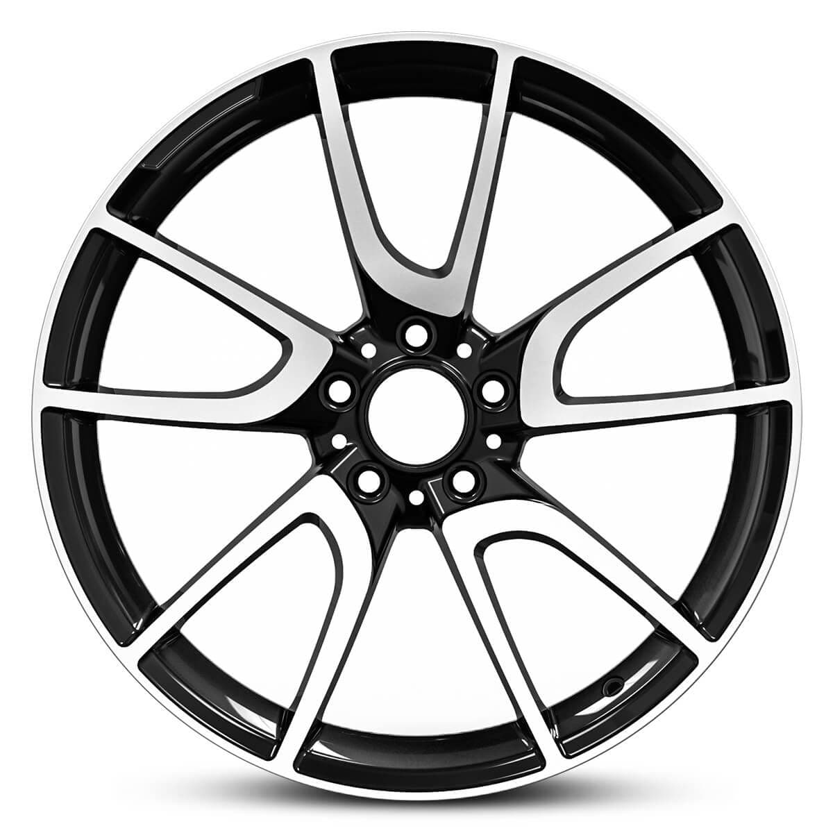 Wheel EURO SPEC REPLICA GERMAN 461 BLACK MACHINED FACE