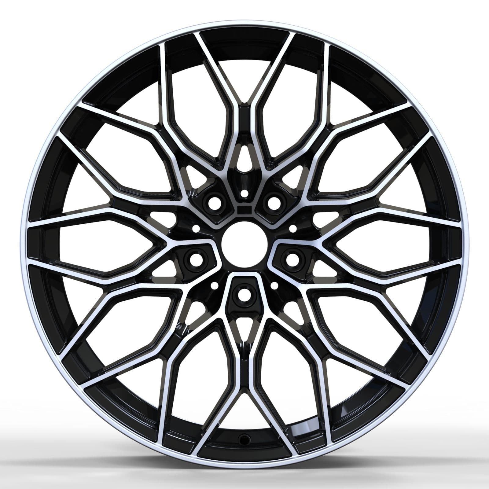 Wheel EURO SPEC REPLICA HONEYCOMB 872 BLACK MACHINED FACE