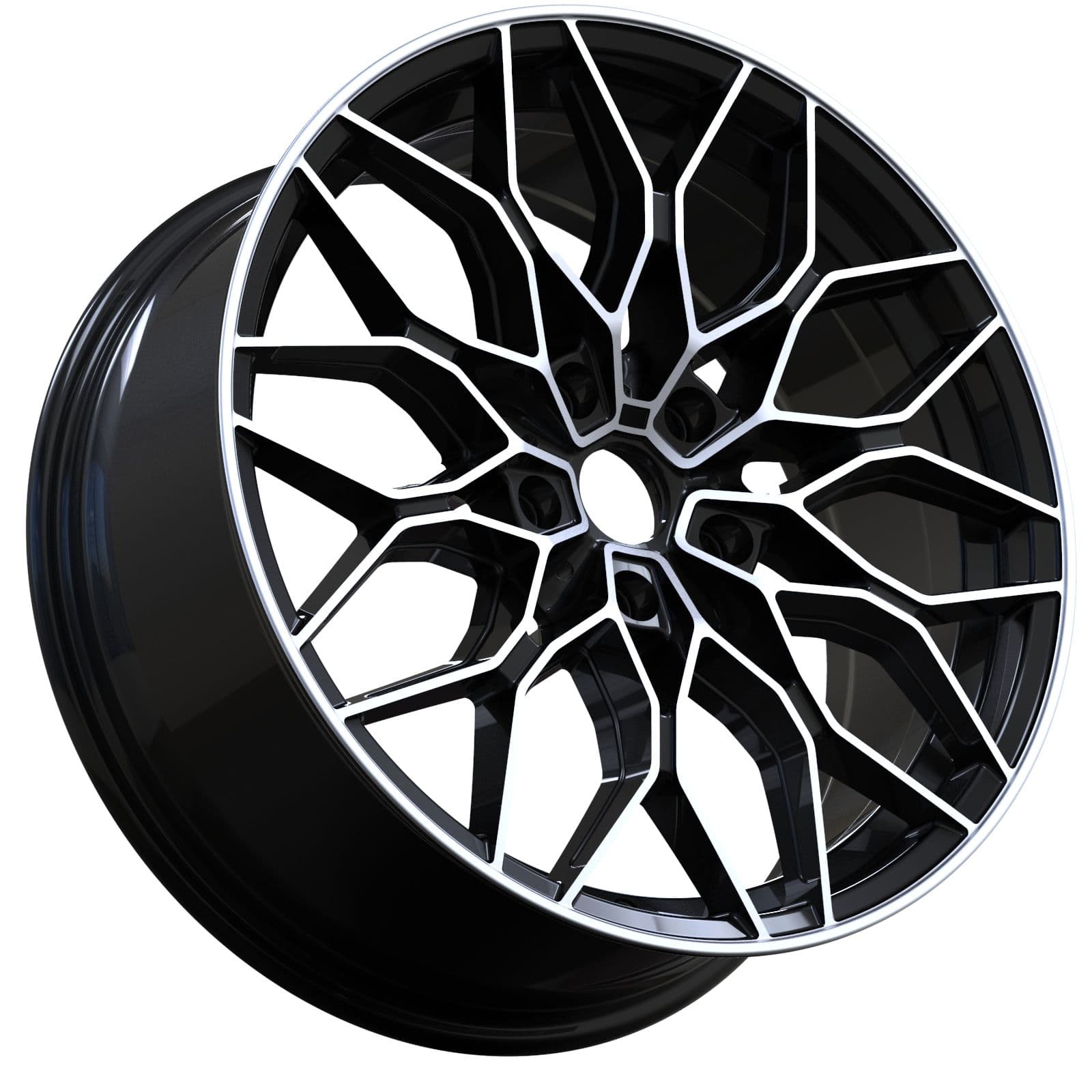 Wheel EURO SPEC REPLICA HONEYCOMB 872 BLACK MACHINED FACE