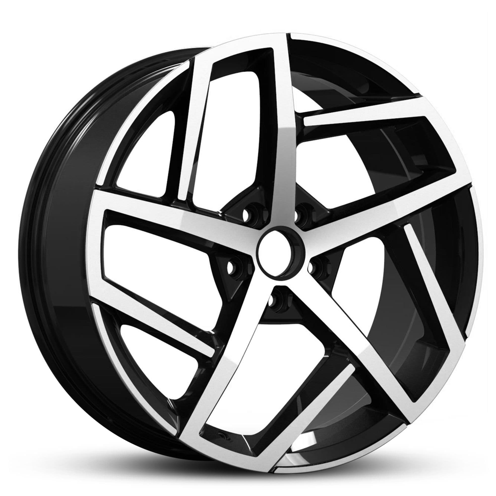 Euro Spec Replica Lightning 812 Black Machined Face 18x8.0