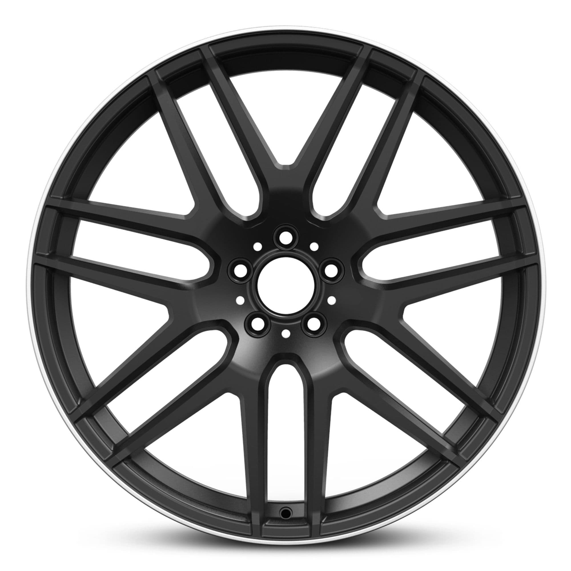 Wheel EURO SPEC REPLICA MERC MESH 467 SATIN BLACK MACHINED LIP