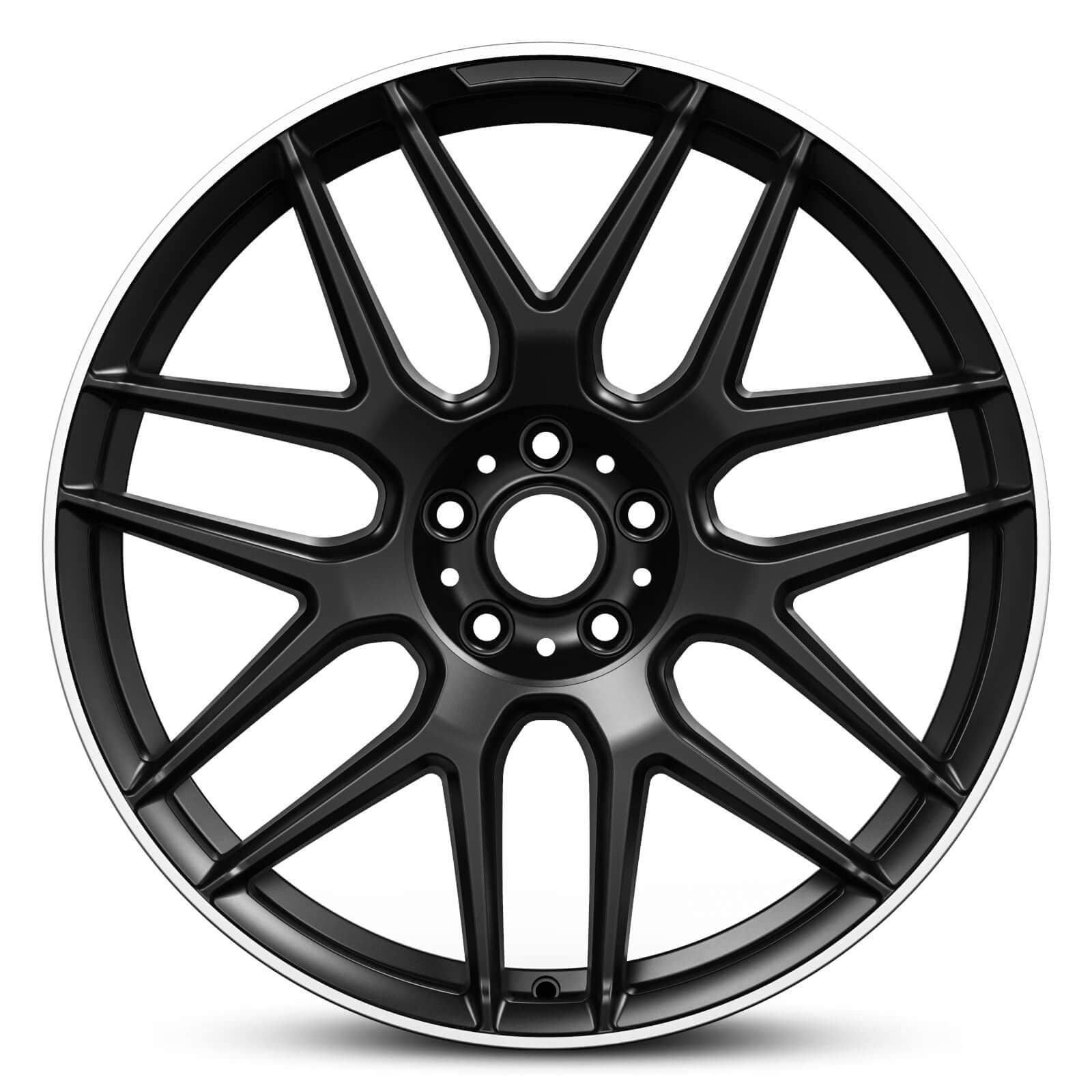 Wheel EURO SPEC REPLICA MERK 468 SATIN BLACK MACHINED LIP