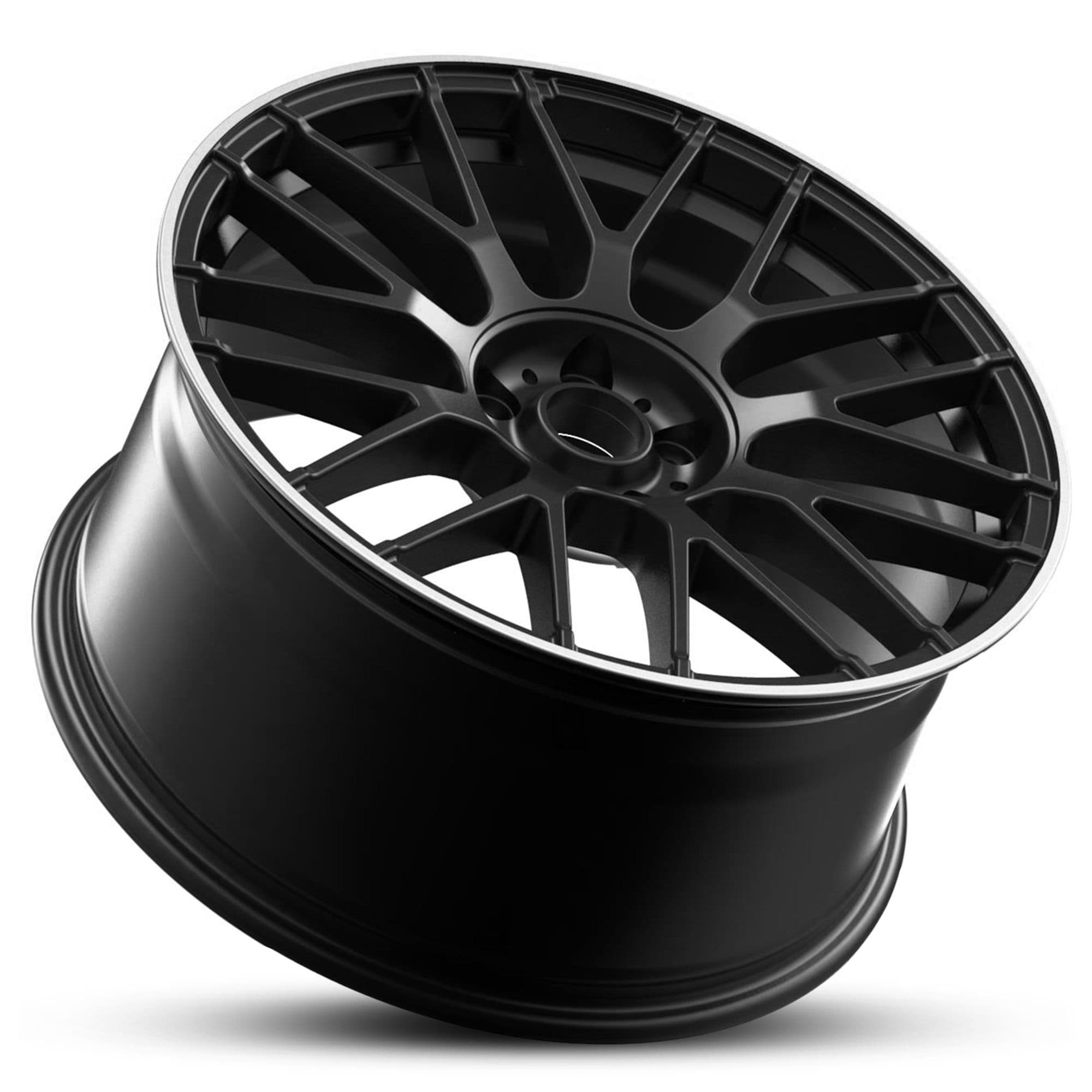 Wheel EURO SPEC REPLICA MESH 851 SATIN BLACK MACHINED LIP