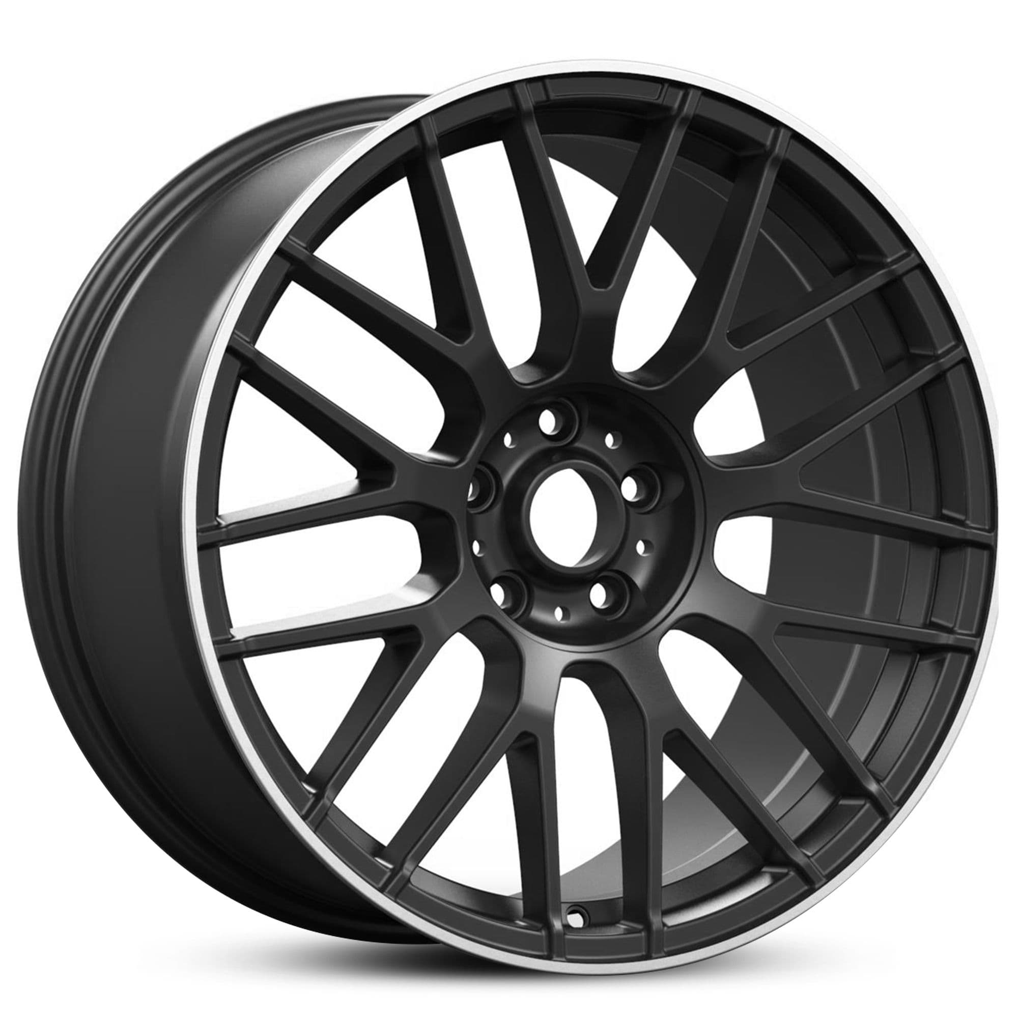 Wheel EURO SPEC REPLICA MESH 851 SATIN BLACK MACHINED LIP