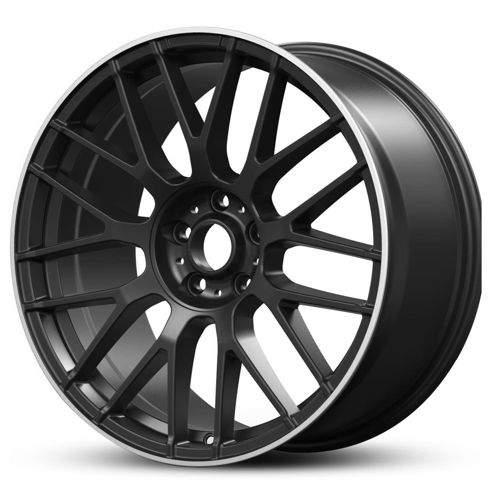 Wheel EURO SPEC REPLICA MESH 851 SATIN BLACK MACHINED LIP