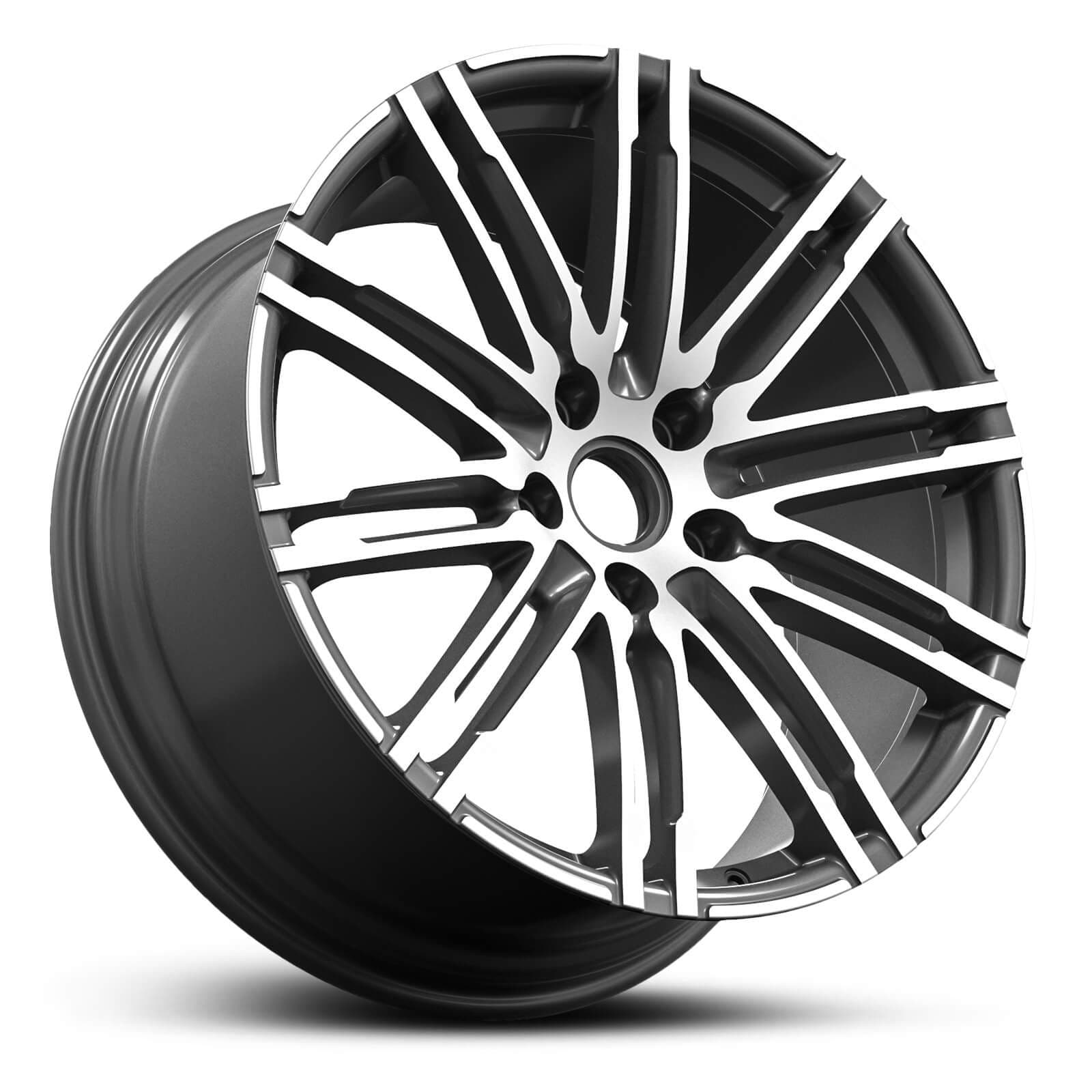 Wheel EURO SPEC REPLICA PANAM 253 SATIN GUNMETAL MACHINED FACE