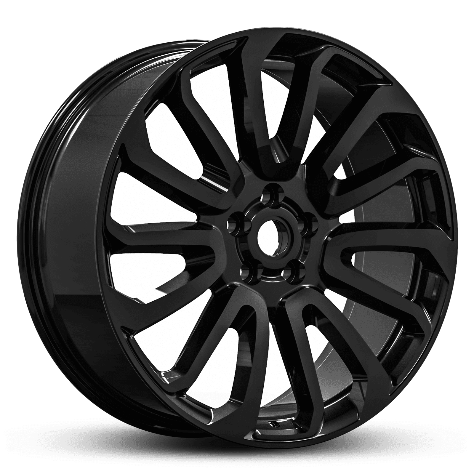 Euro Spec Replica Twisted 842 Gloss Black 22x9.5