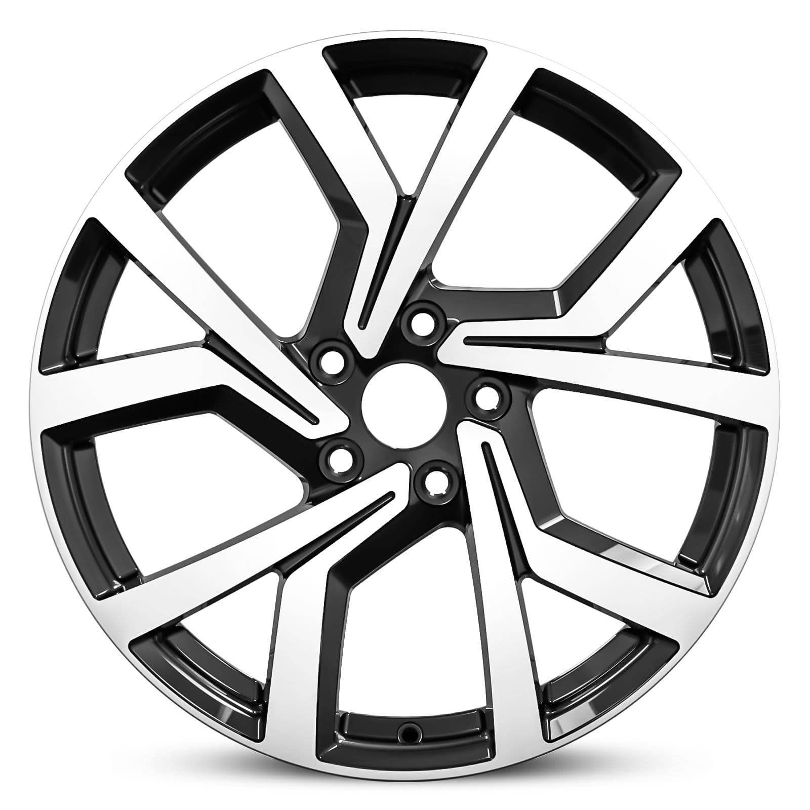 Wheel EURO SPEC REPLICA VEE 901 BLACK MACHINED FACE