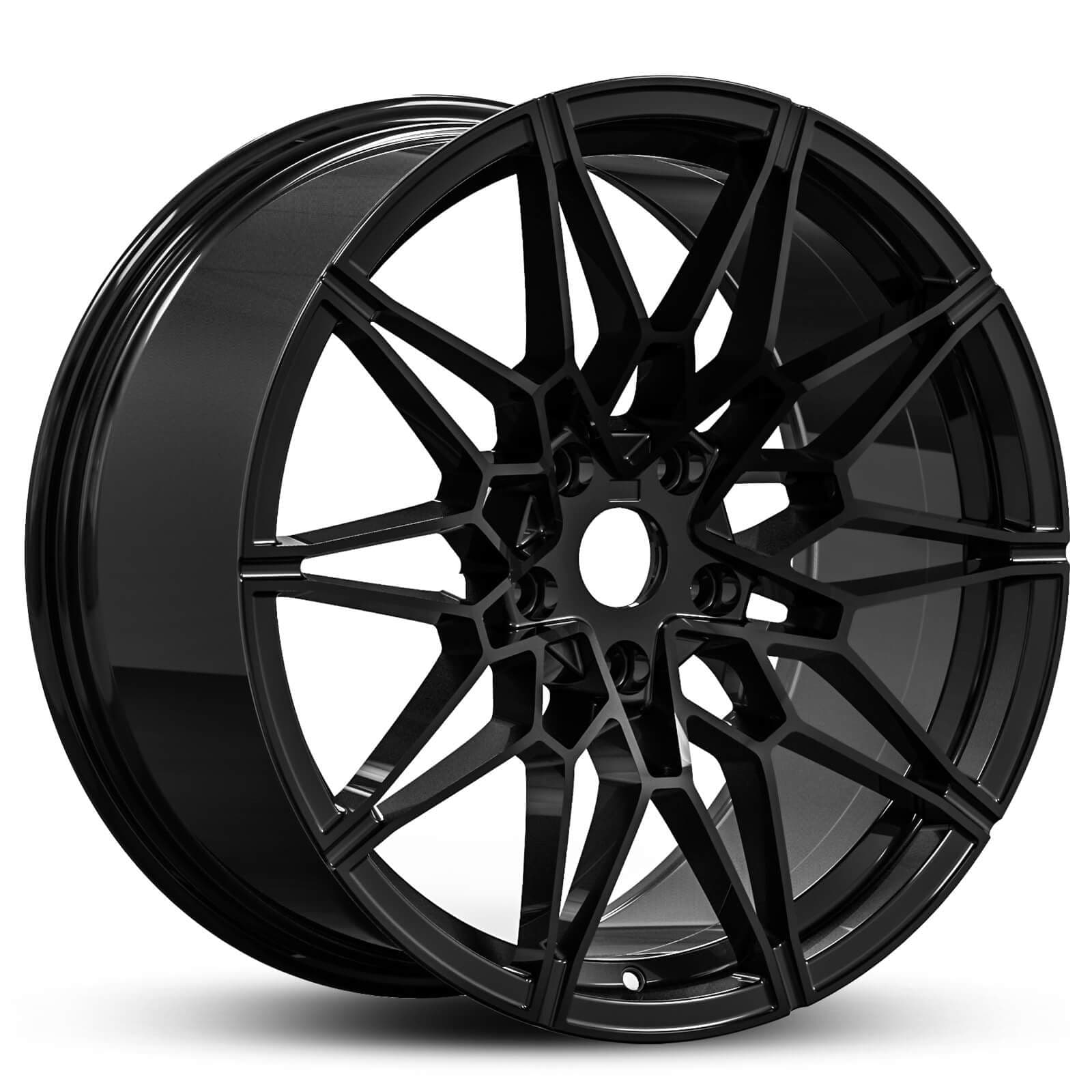 Euro Spec Replica Web 877 Gloss Black 19x8.5