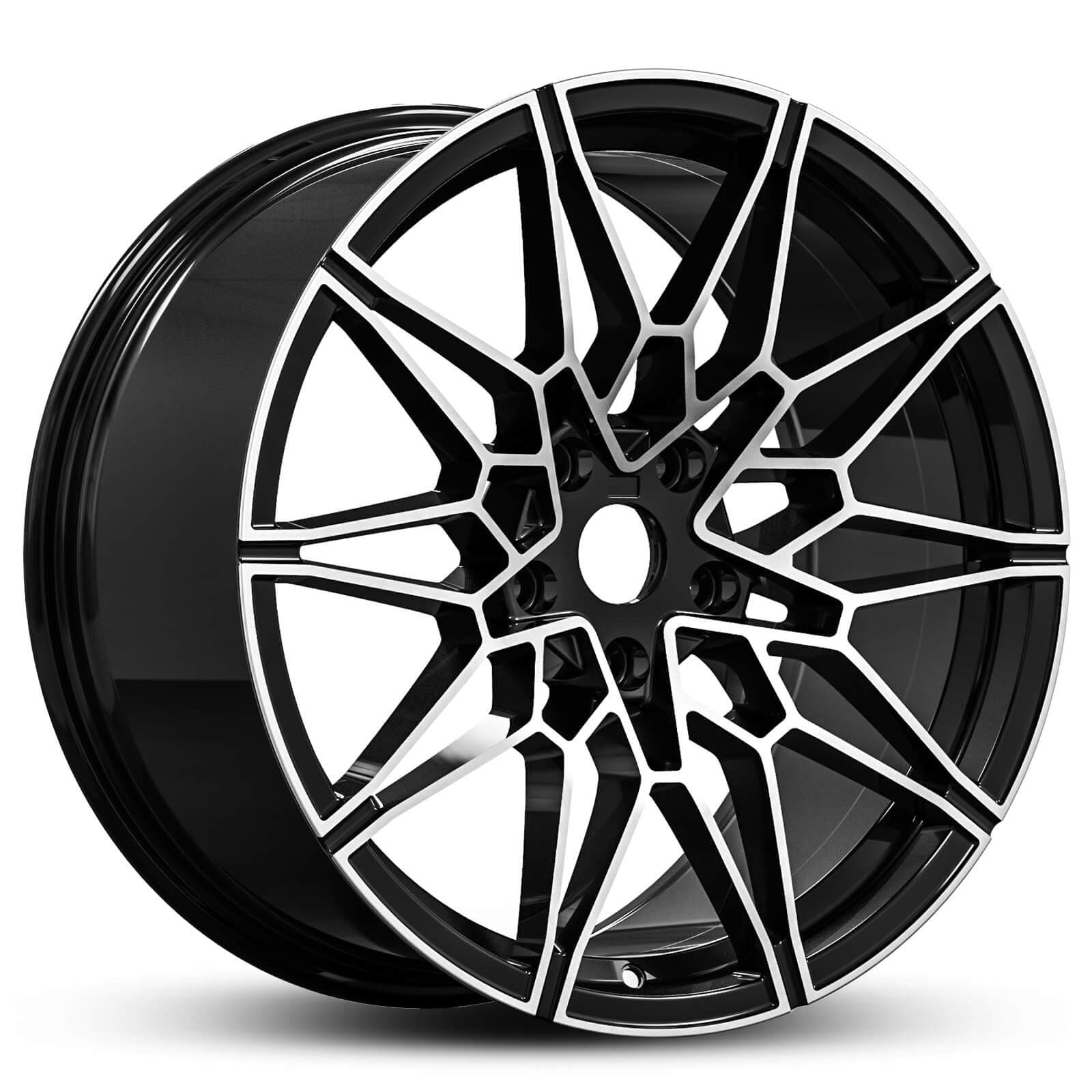 Euro Spec Replica Web 877 Machined Black 19x9.5