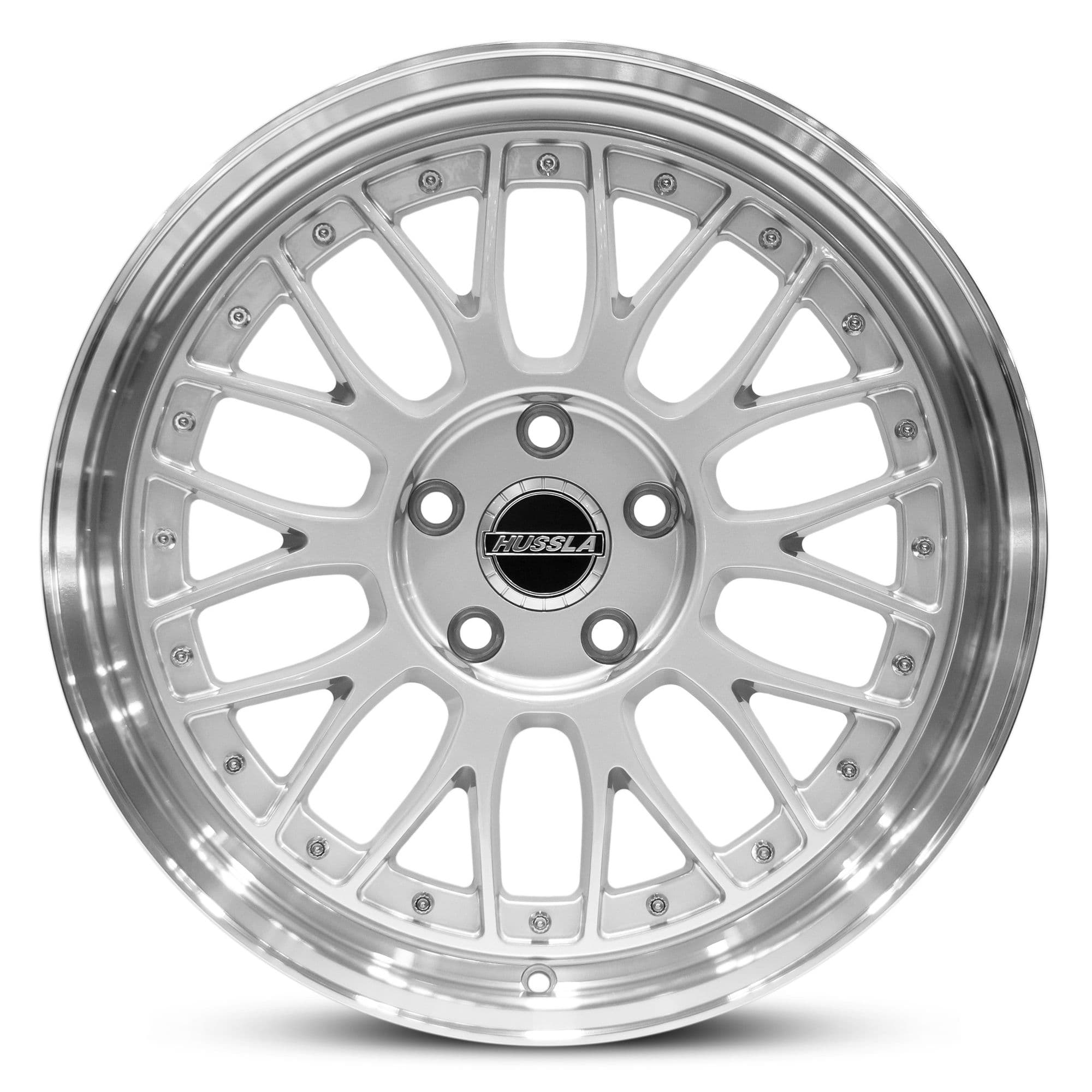 Wheel HUSSLA 021 SILVER MACHINED LIP