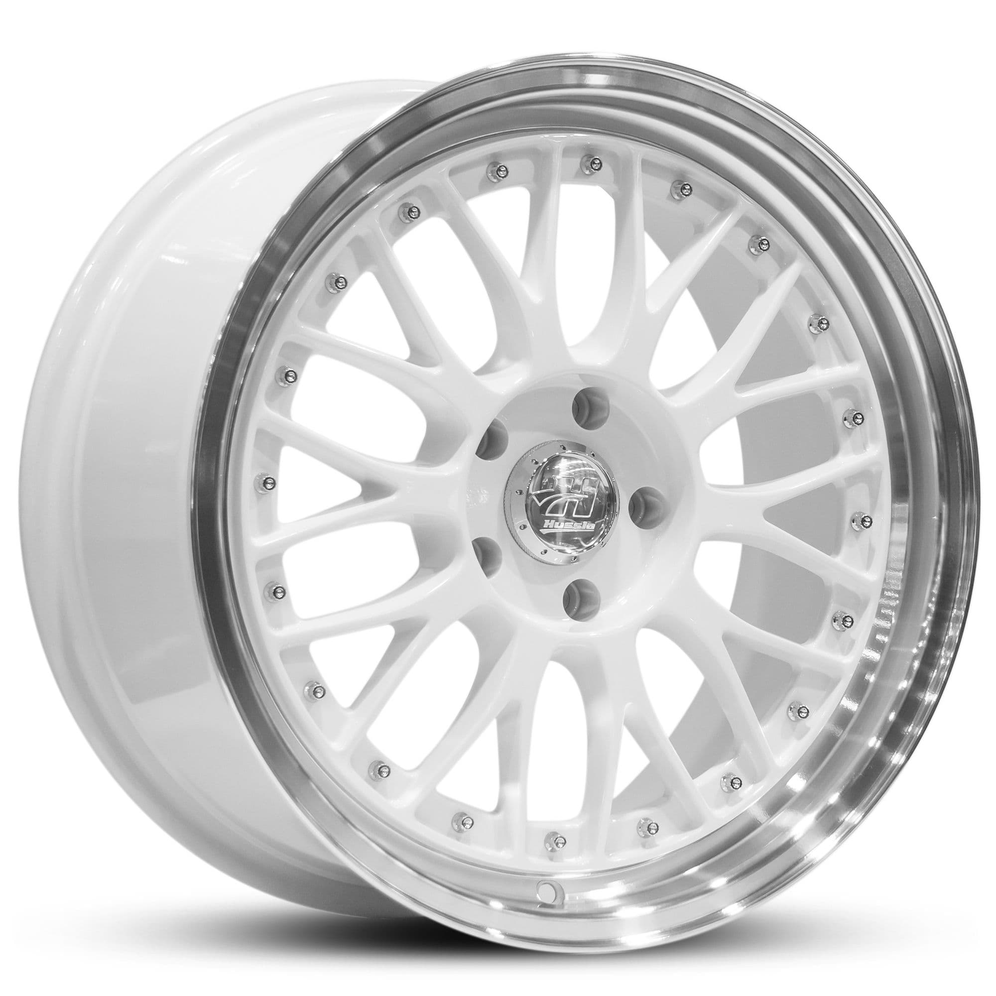 Hussla 021 White Machined Lip 17x7