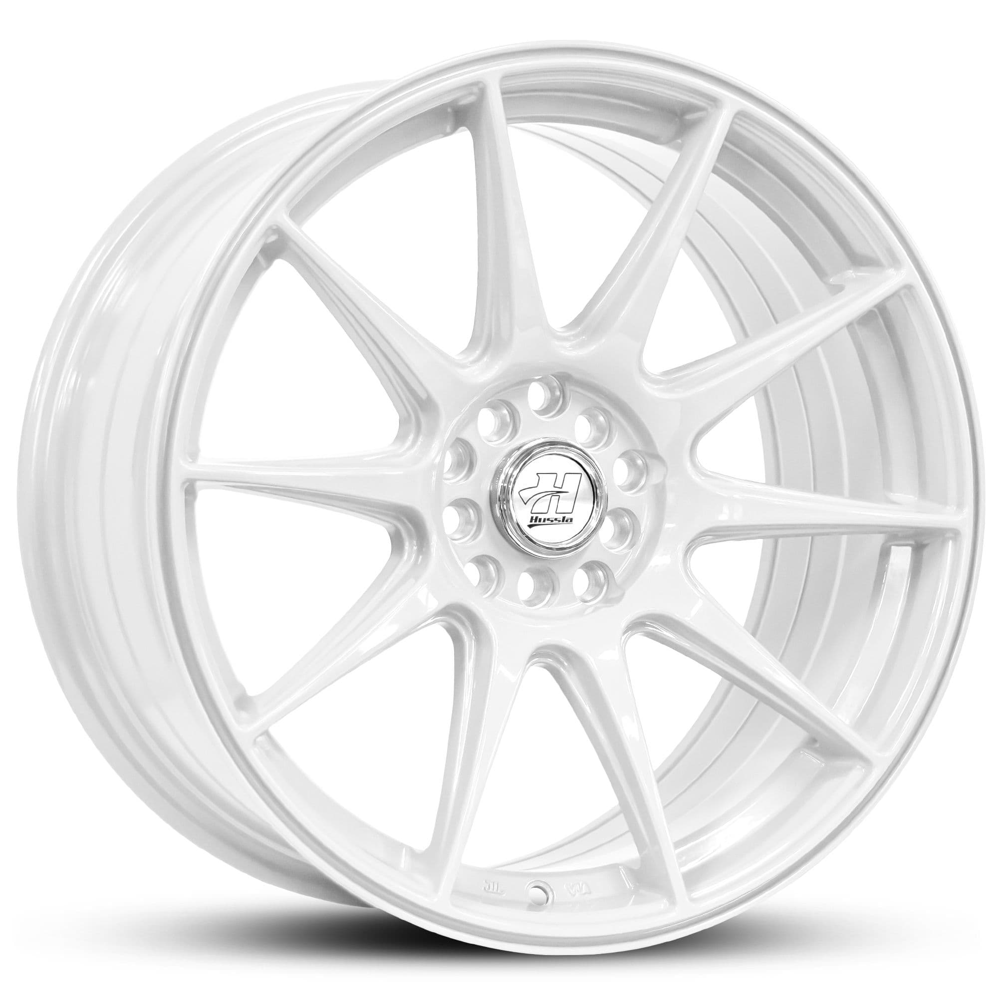 Hussla 027 Gloss White 18x8.75