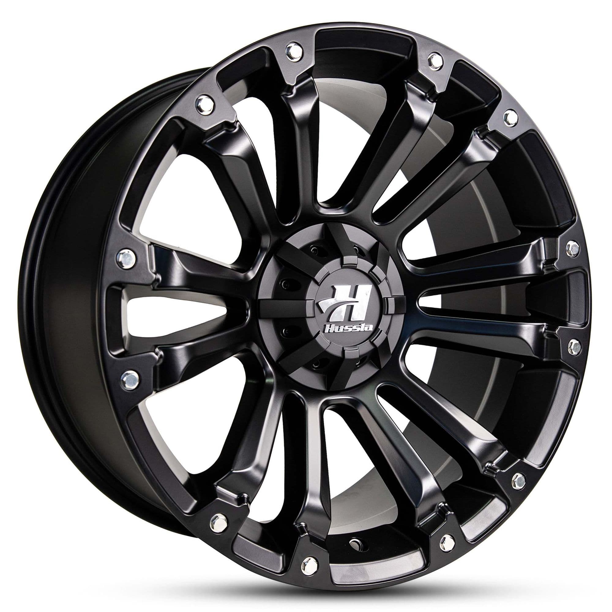 Hussla Ambush Matte Black 22x9.5