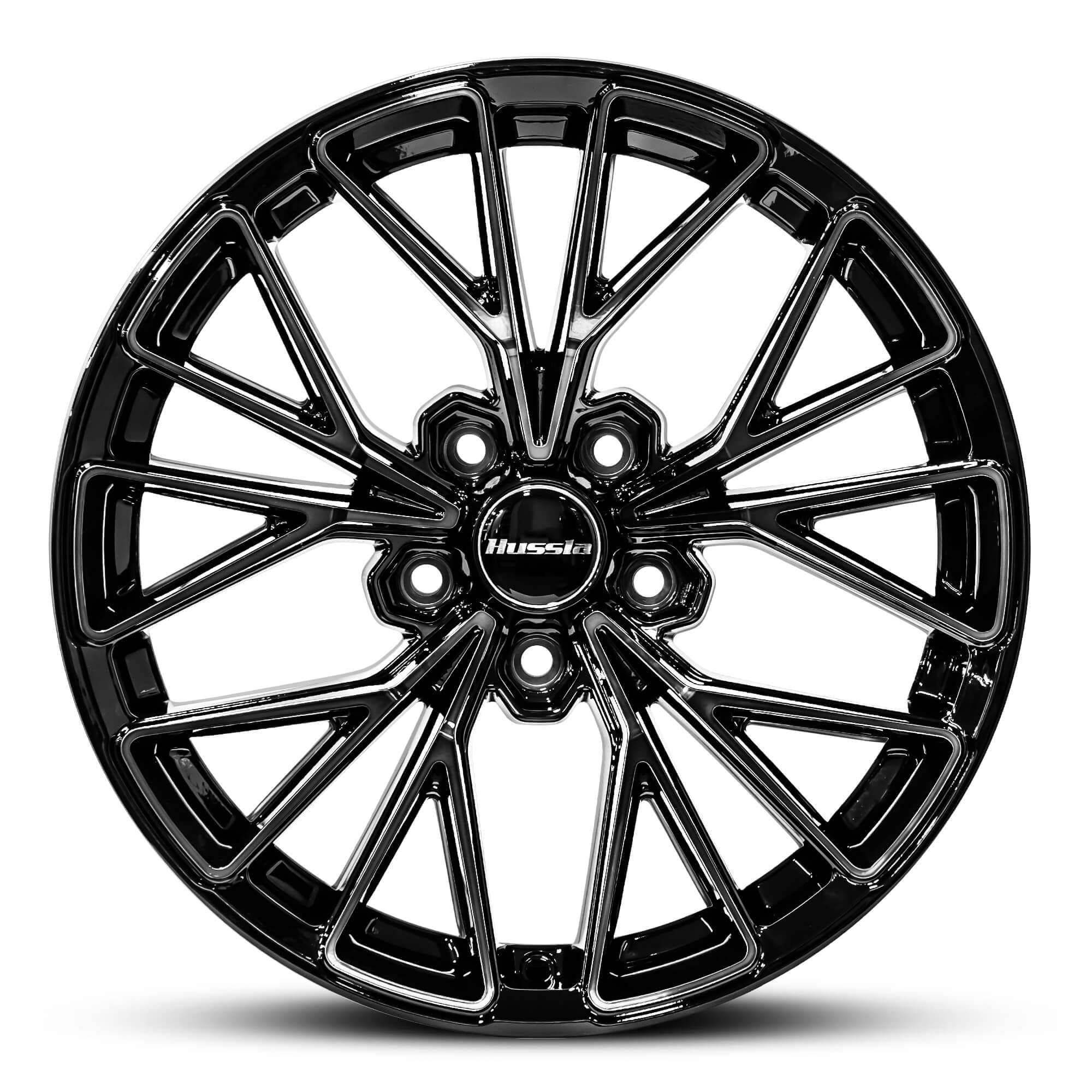 Wheel HUSSLA BARCELONA GLOSS BLACK DARK TINT FACE