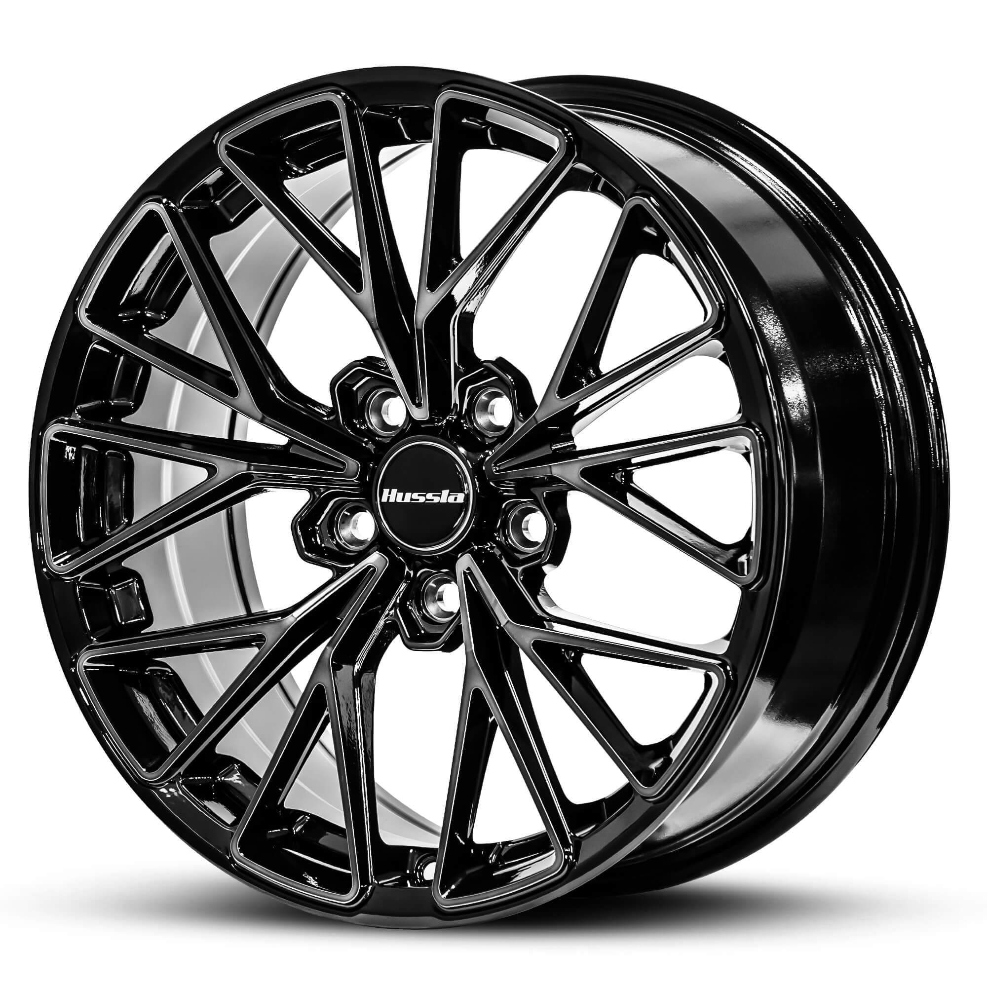 Wheel HUSSLA BARCELONA GLOSS BLACK DARK TINT FACE