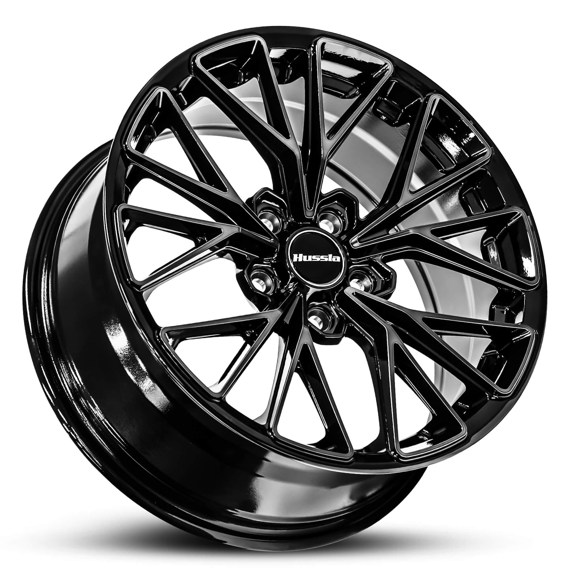 Wheel HUSSLA BARCELONA GLOSS BLACK DARK TINT FACE
