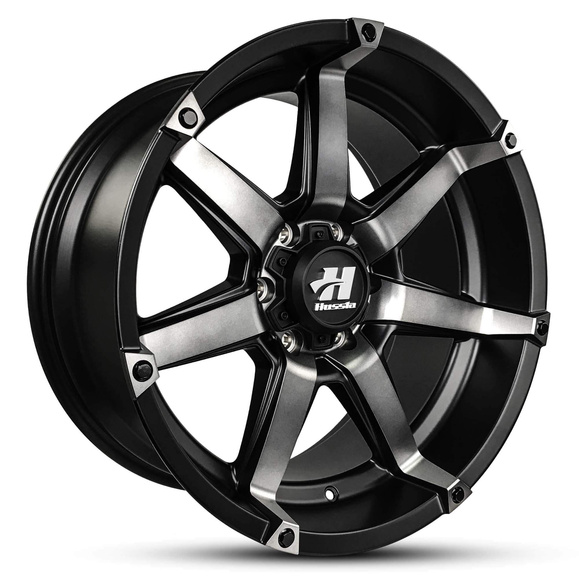 Hussla Battle Matte Black Dark Tint 20x9