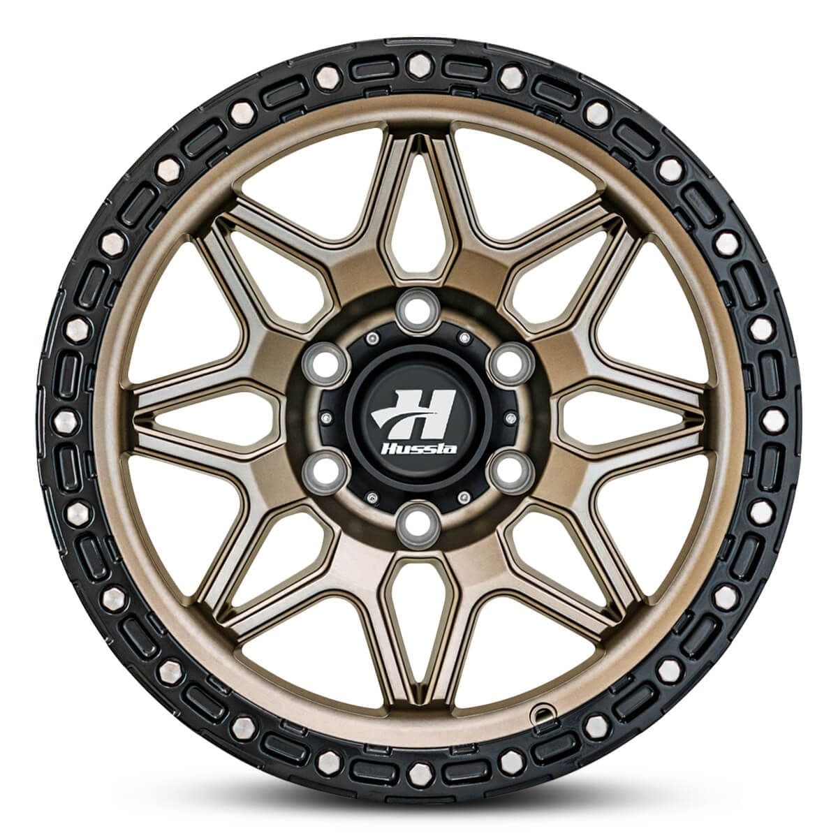 Wheel HUSSLA CADET MATTE BRONZE BLACK LIP