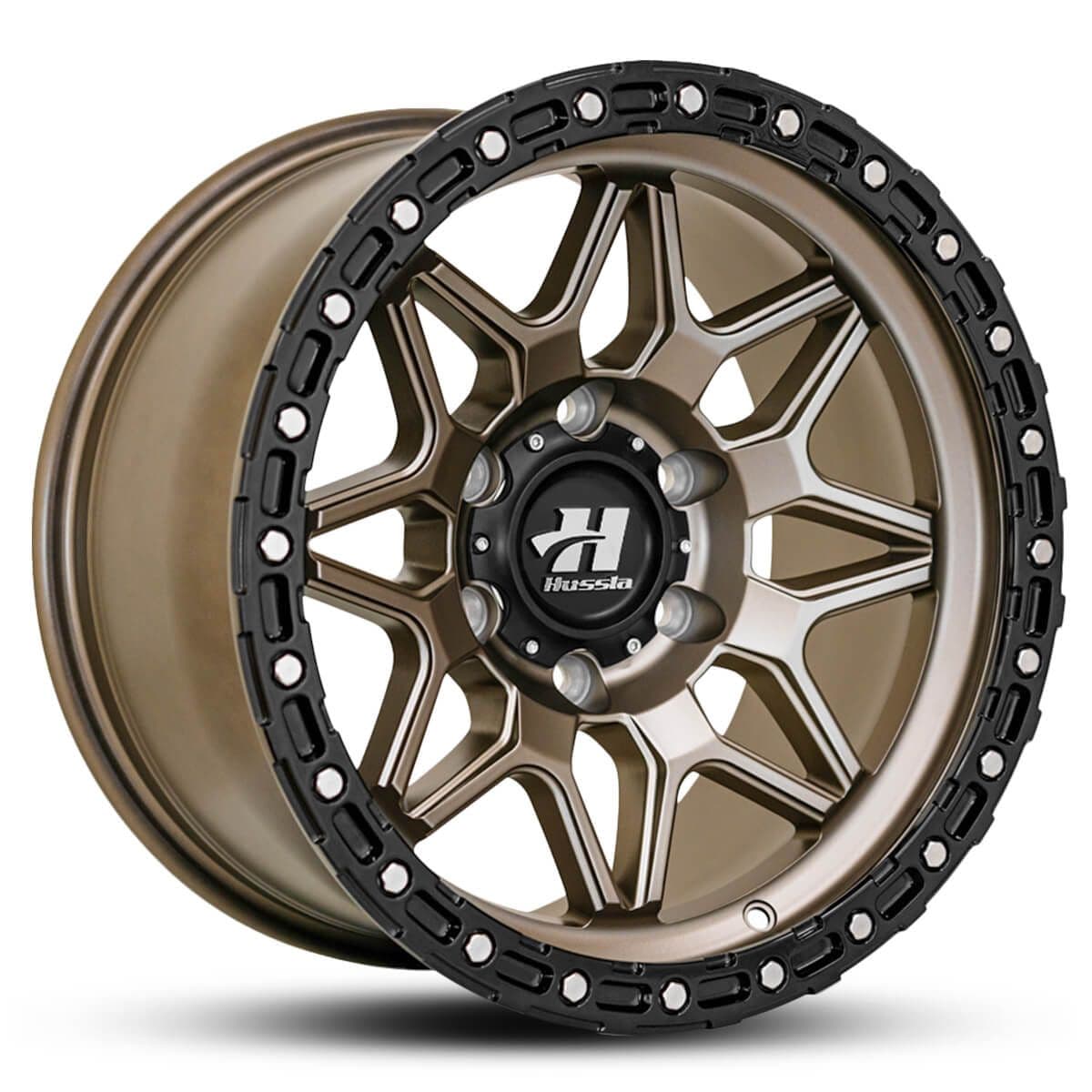 Wheel HUSSLA CADET MATTE BRONZE BLACK LIP