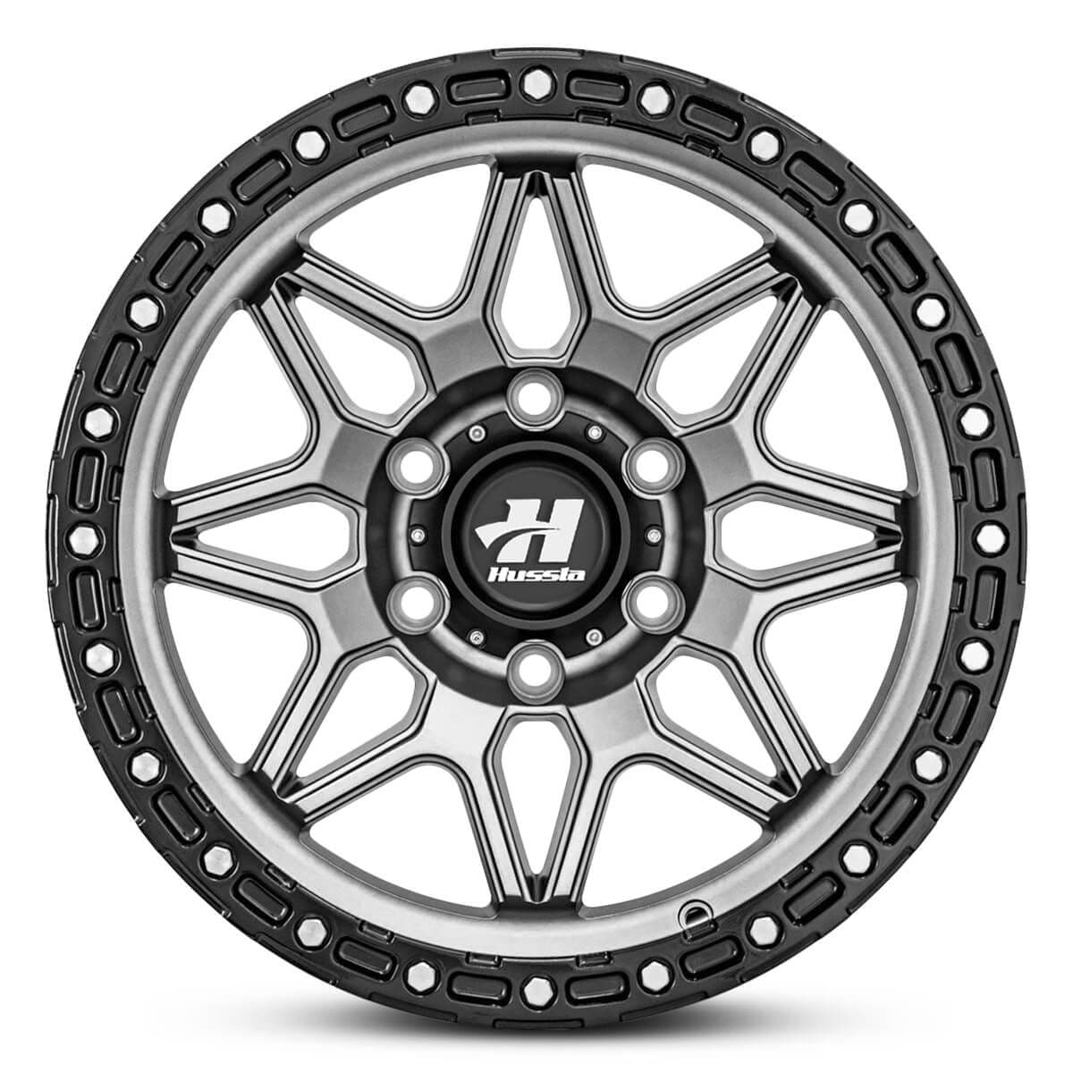 Wheel HUSSLA CADET MATTE GREY BLACK LIP