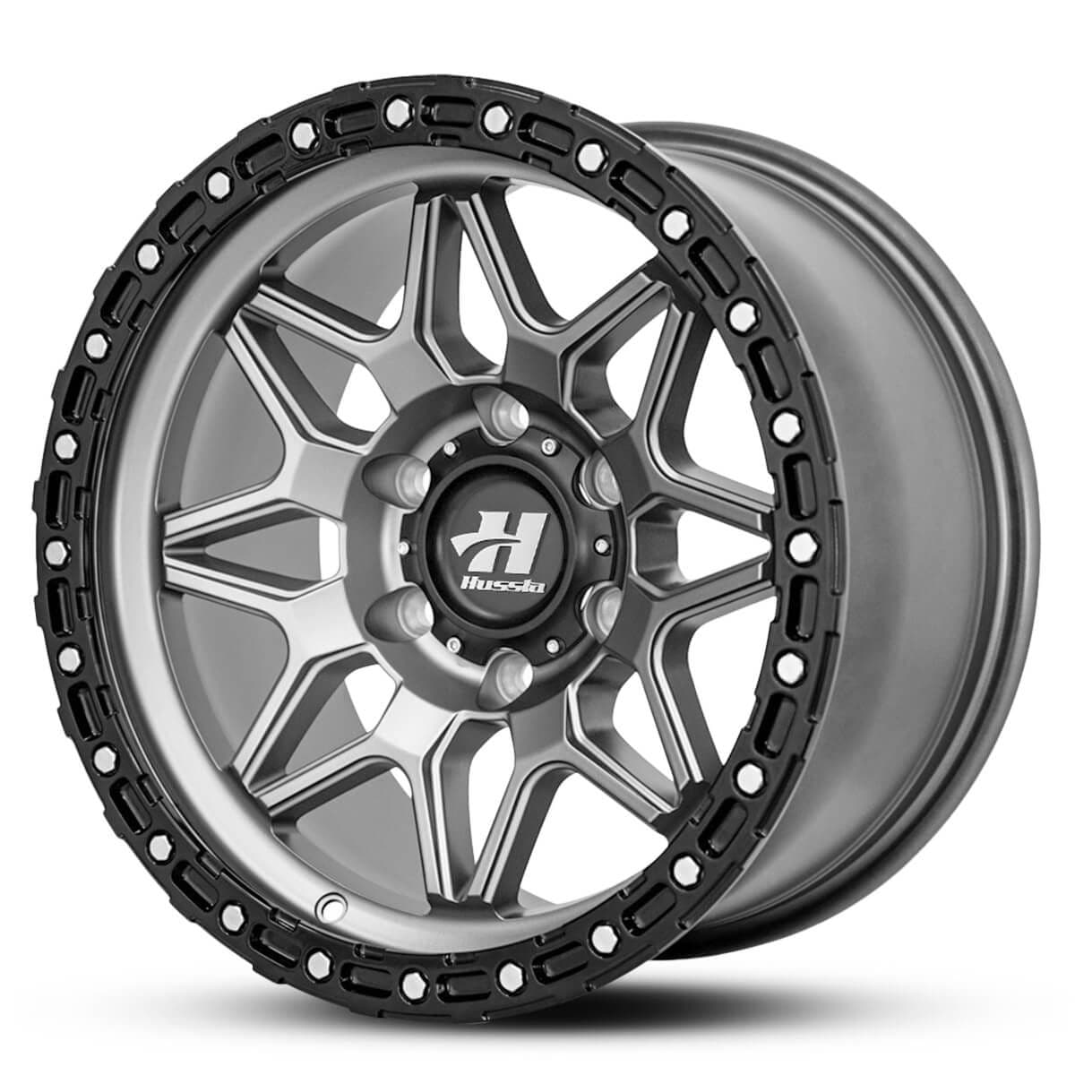 Wheel HUSSLA CADET MATTE GREY BLACK LIP