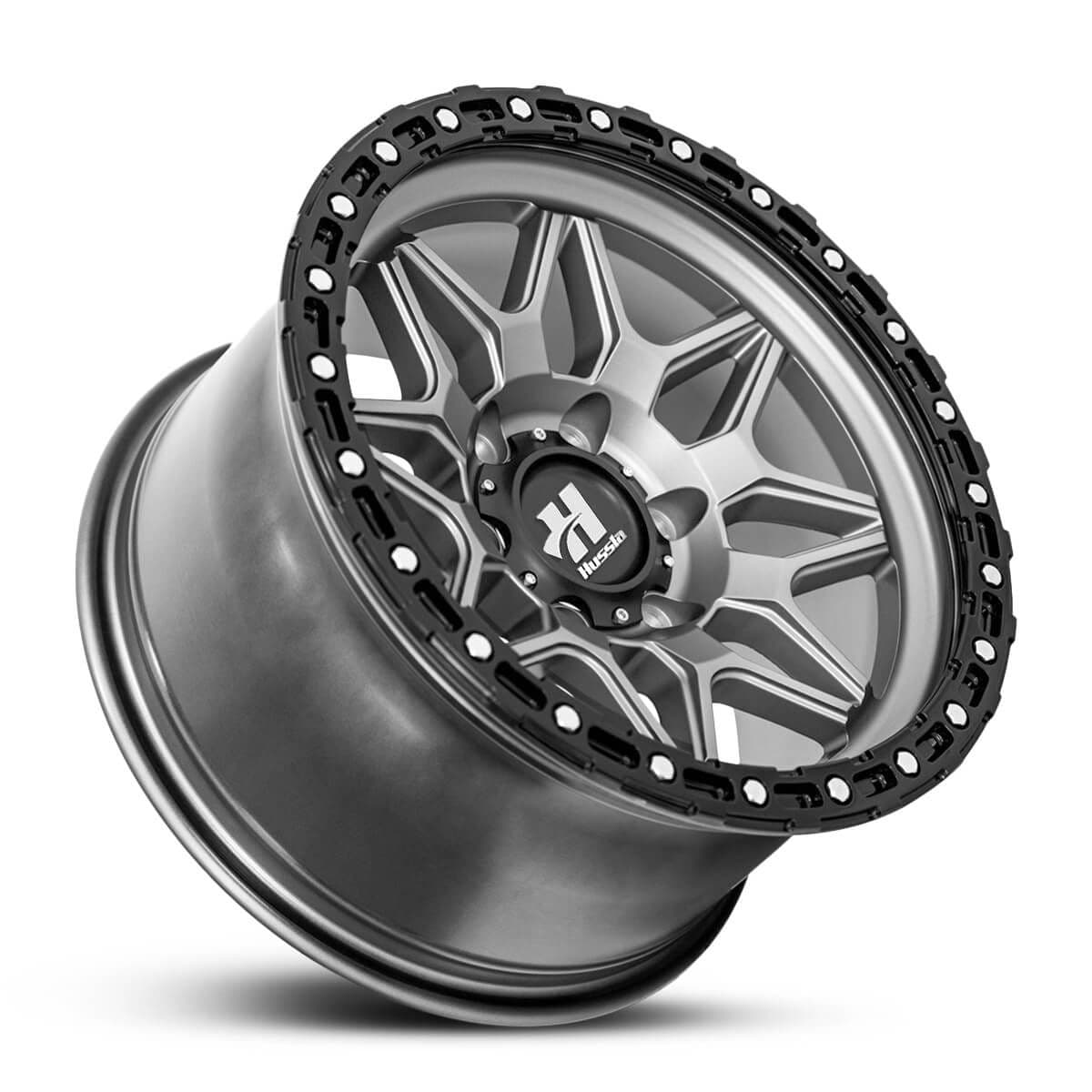 Wheel HUSSLA CADET MATTE GREY BLACK LIP
