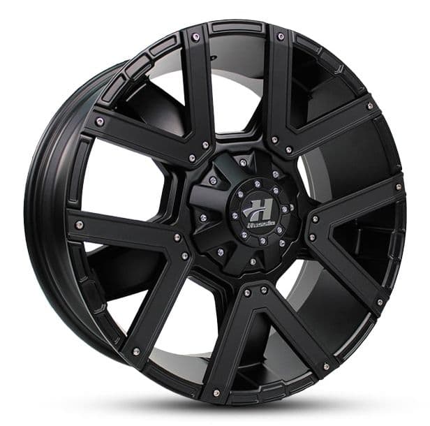 Hussla Camo Satin Black Black Inserts 18x9
